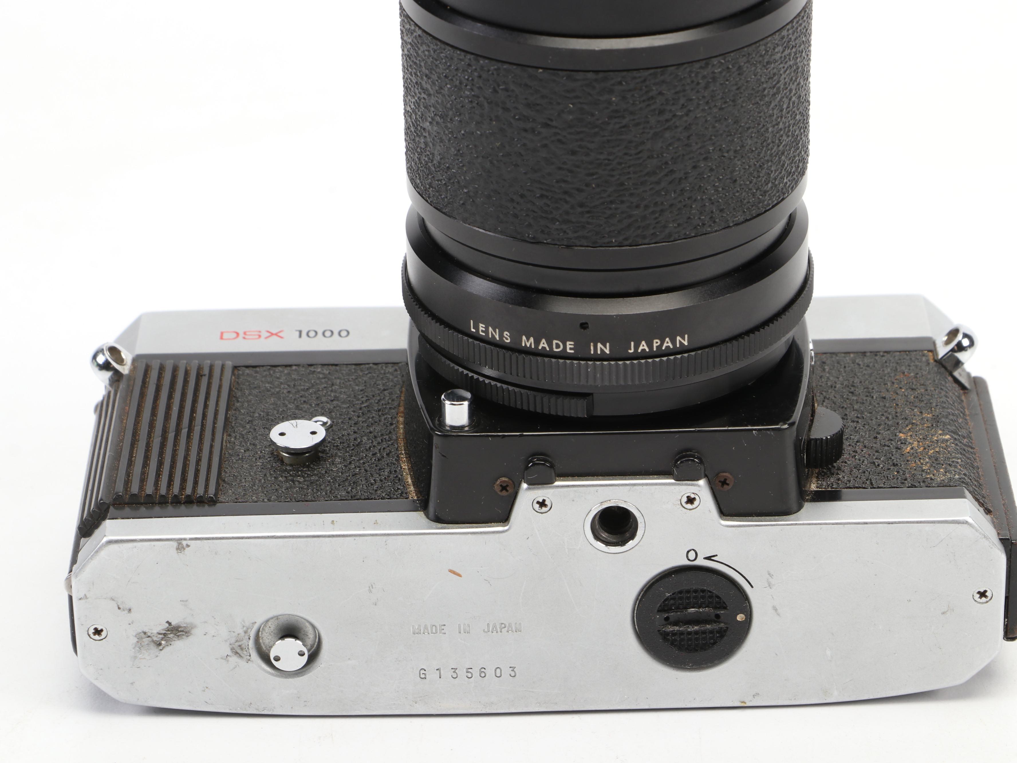 Mamiya/Sekor DSX 1000 and MSX 1000 35mm Film Cameras With Lenses