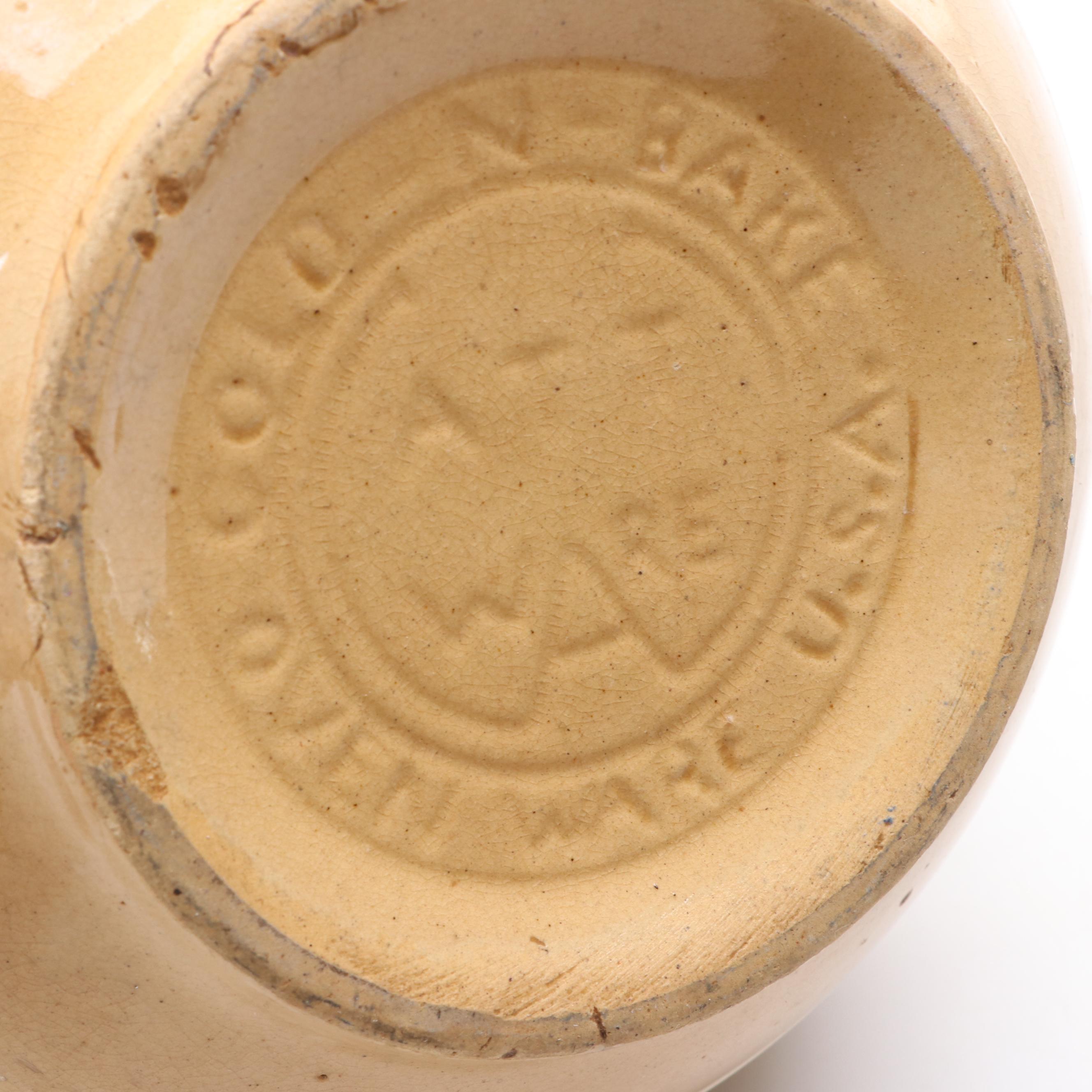 Watt Pottery with Other Banded Ceramic Mixing Bowls, Early to Mid-20th Century