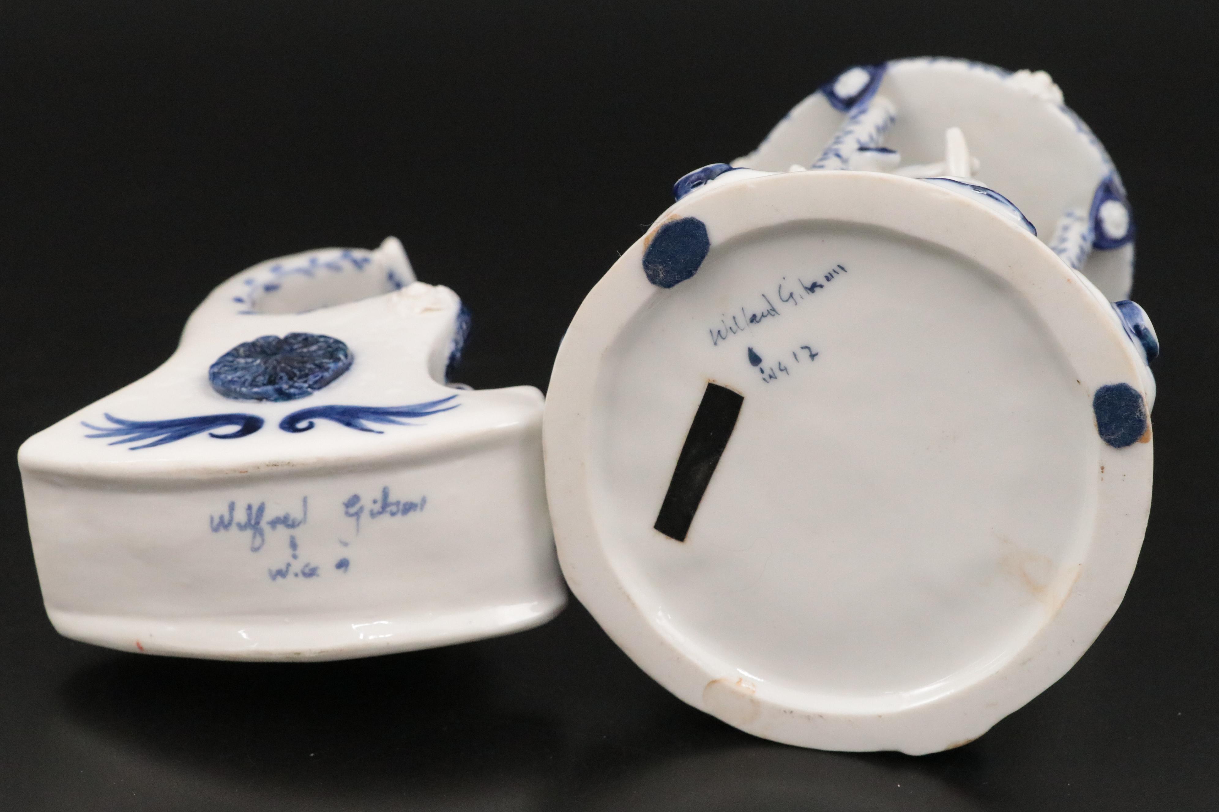 Wilfred Gibson Studio Ceramic Rocking Chair Figurine and More Figurines