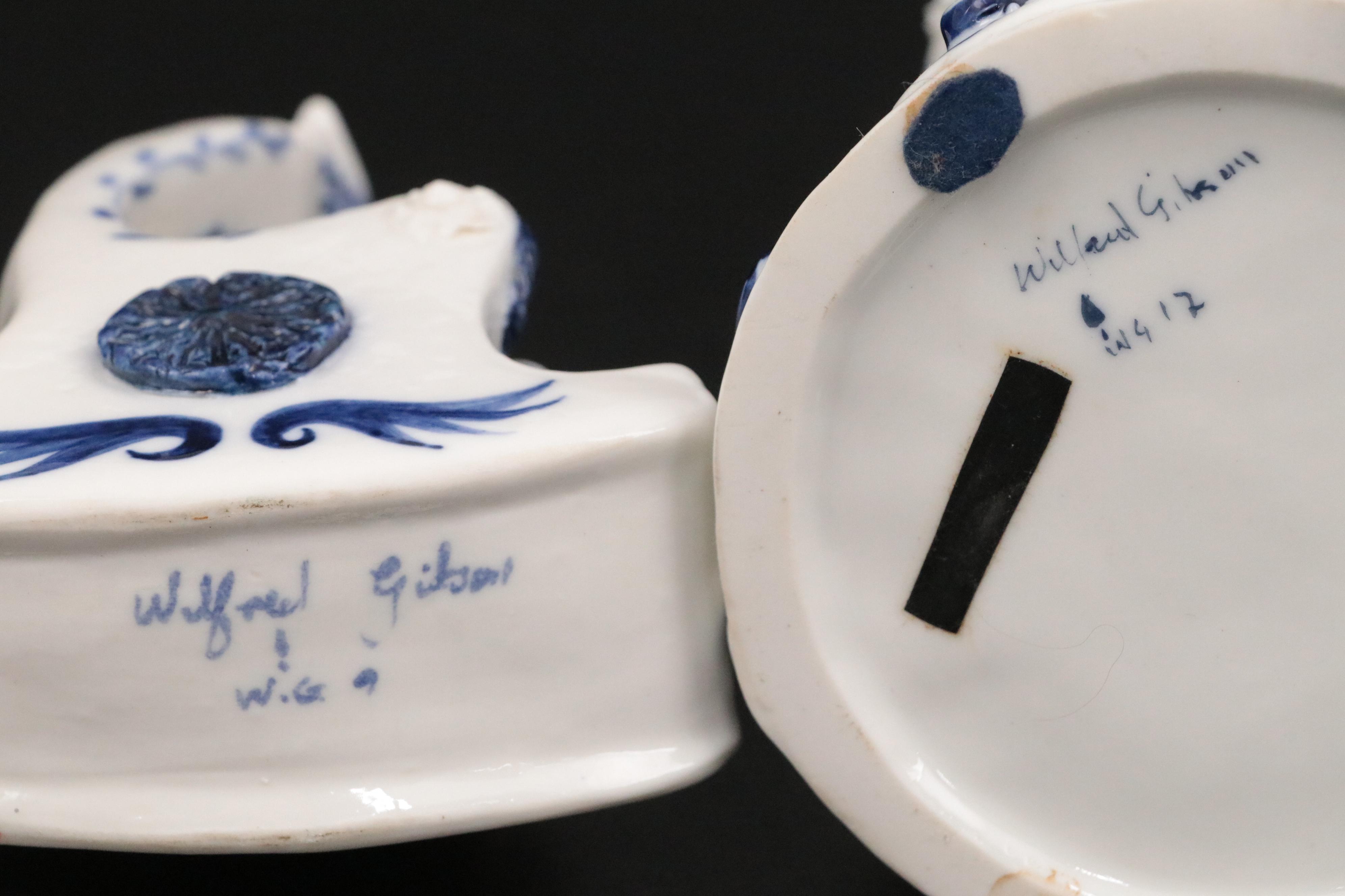 Wilfred Gibson Studio Ceramic Rocking Chair Figurine and More Figurines