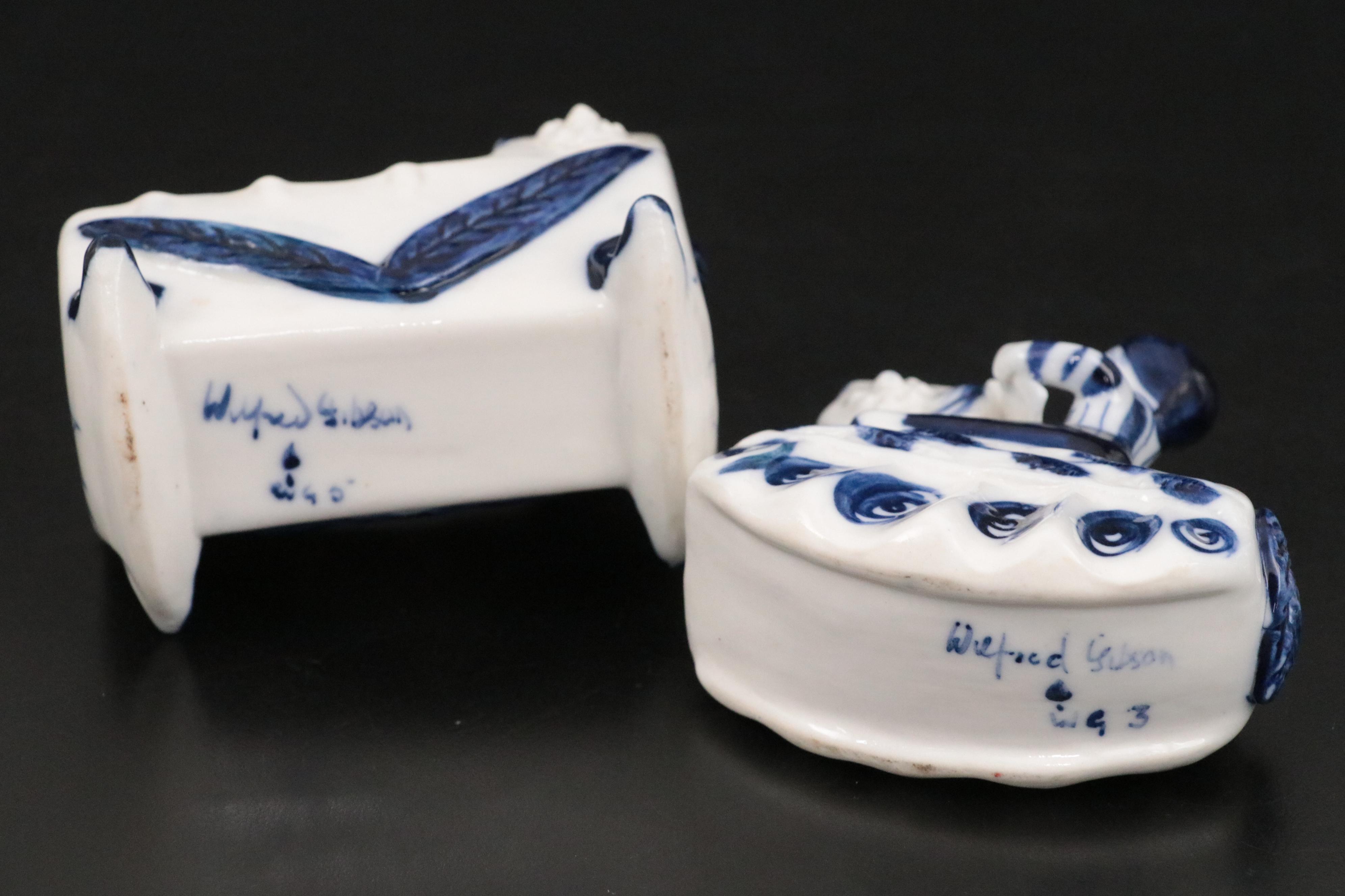 Wilfred Gibson Studio Ceramic Rocking Chair Figurine and More Figurines