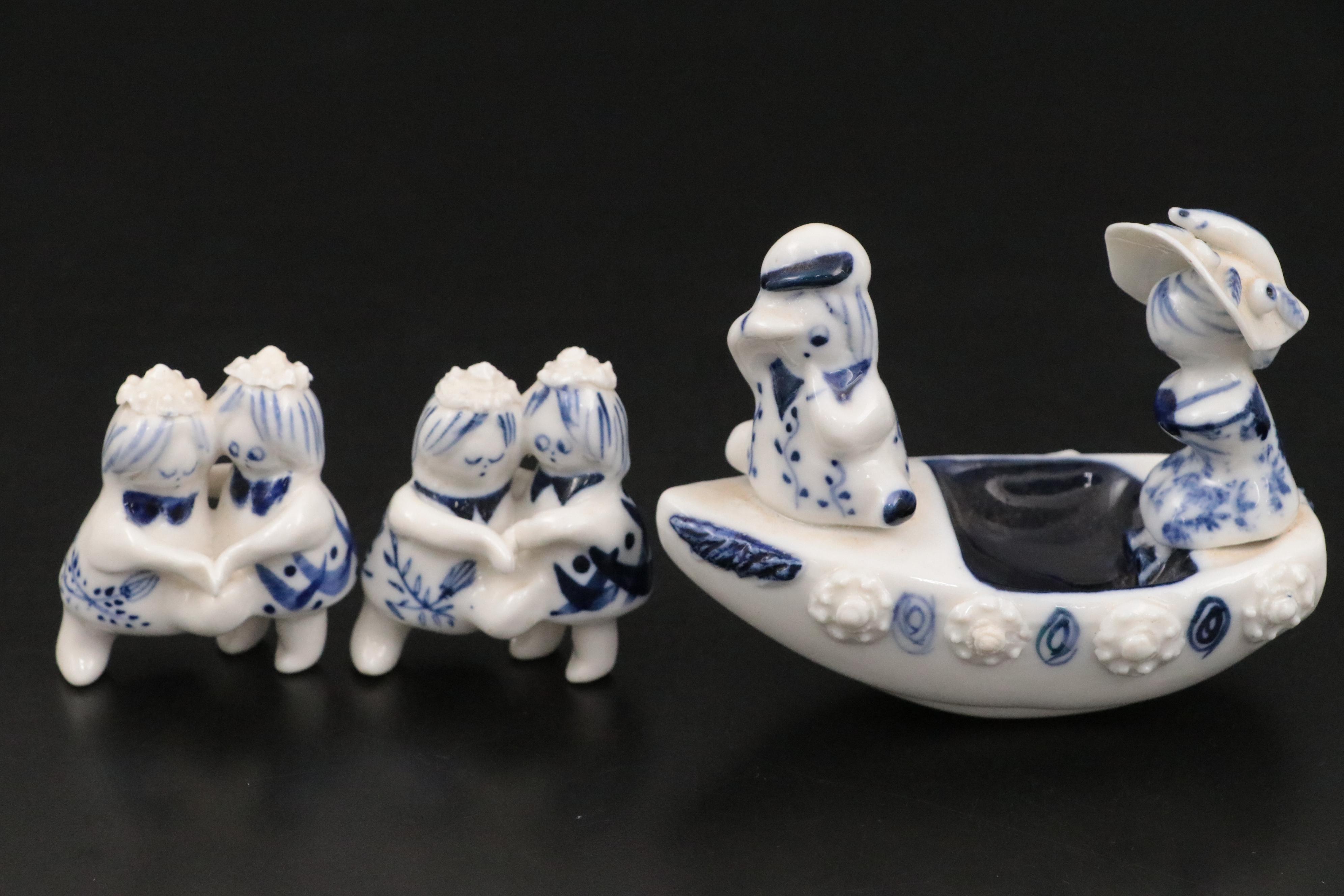 Wilfred Gibson Studio Ceramic Rocking Chair Figurine and More Figurines