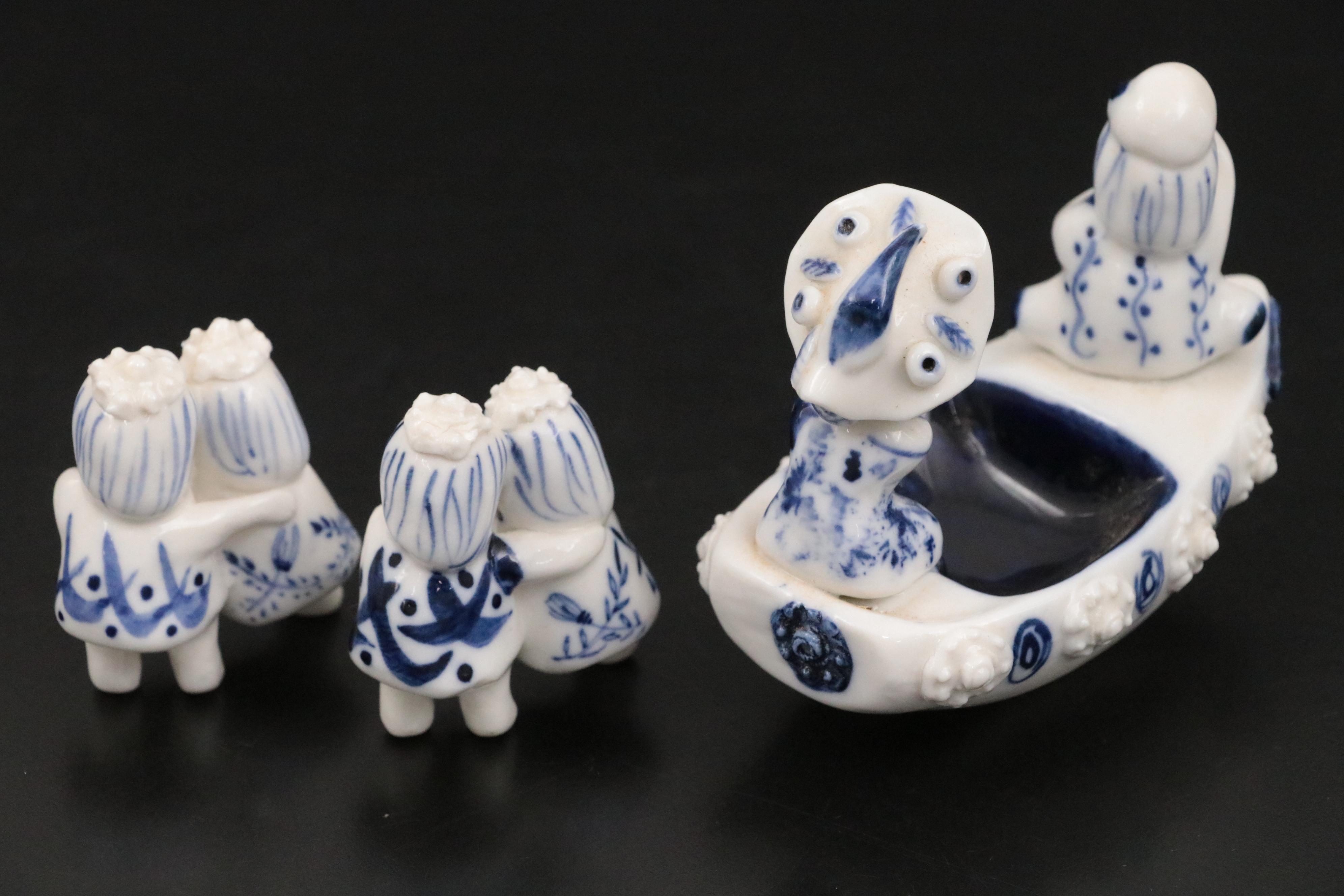 Wilfred Gibson Studio Ceramic Rocking Chair Figurine and More Figurines