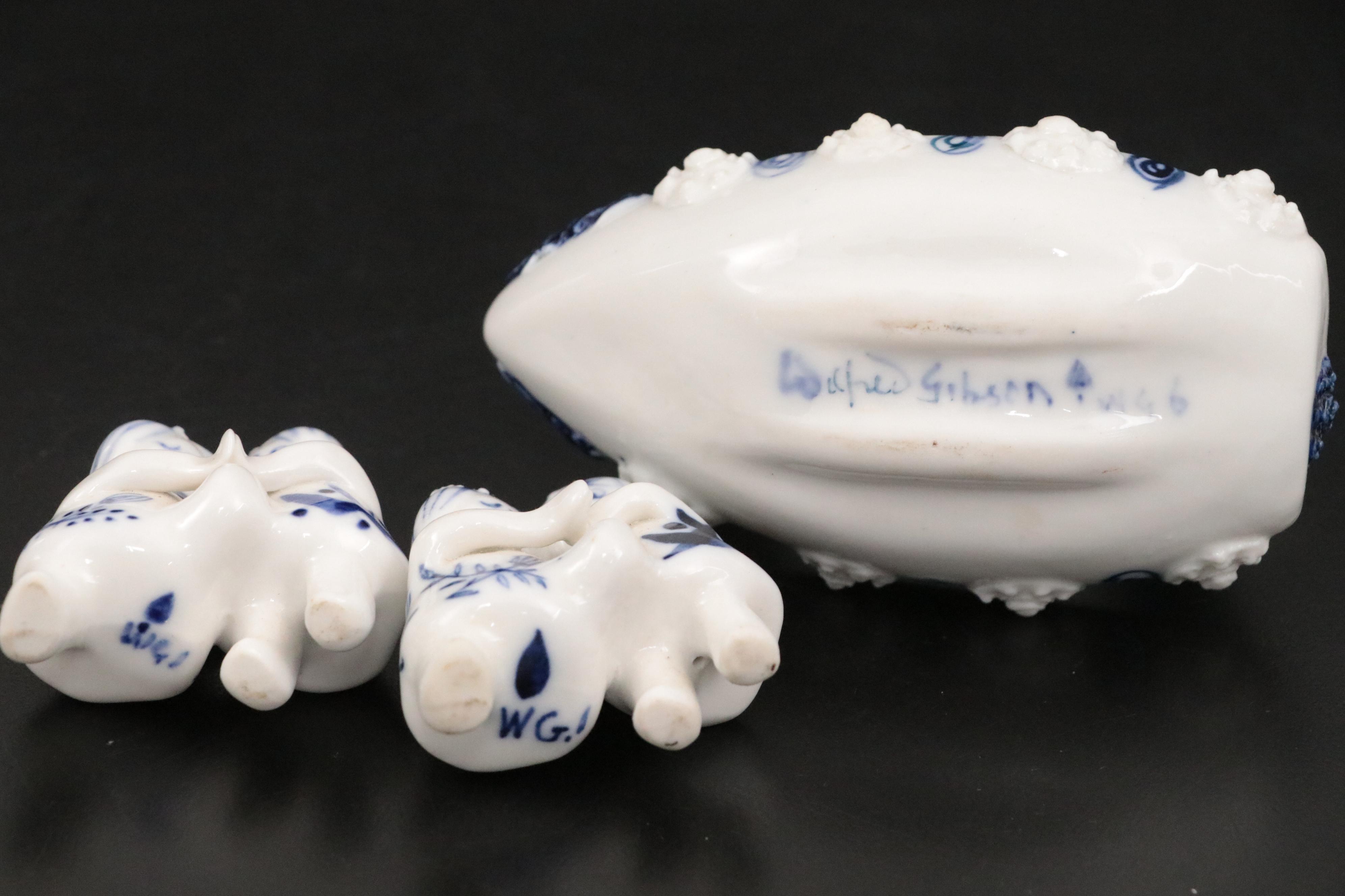 Wilfred Gibson Studio Ceramic Rocking Chair Figurine and More Figurines