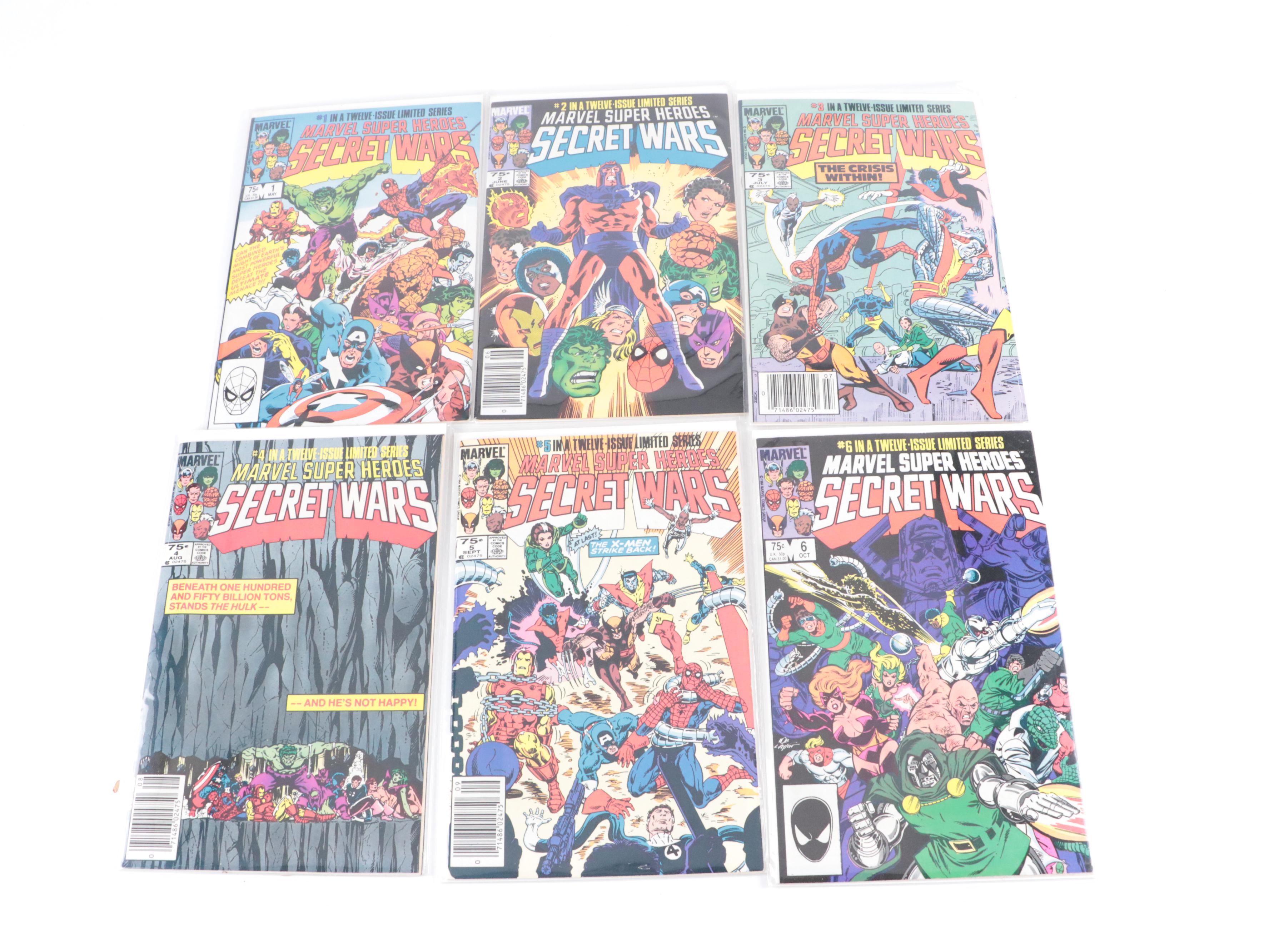 Golden-Modern Age Comic Books Featuring "Secret Wars" Issue #8 and More