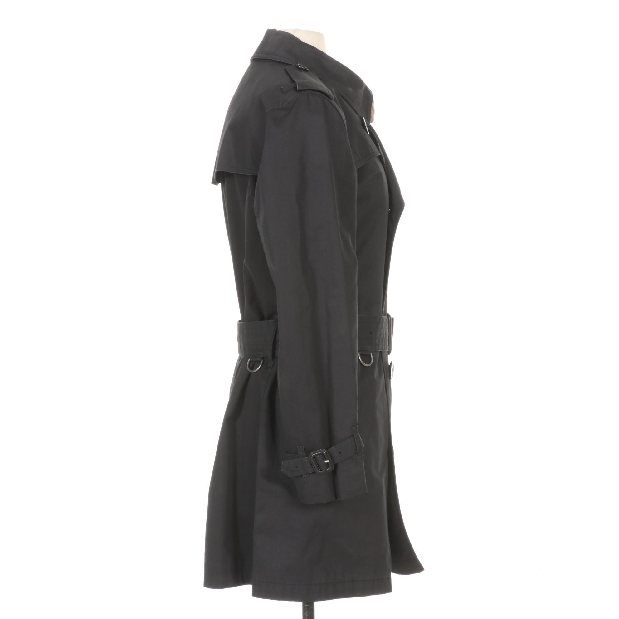 Burberry Brit Double Breasted Short Trench Coat