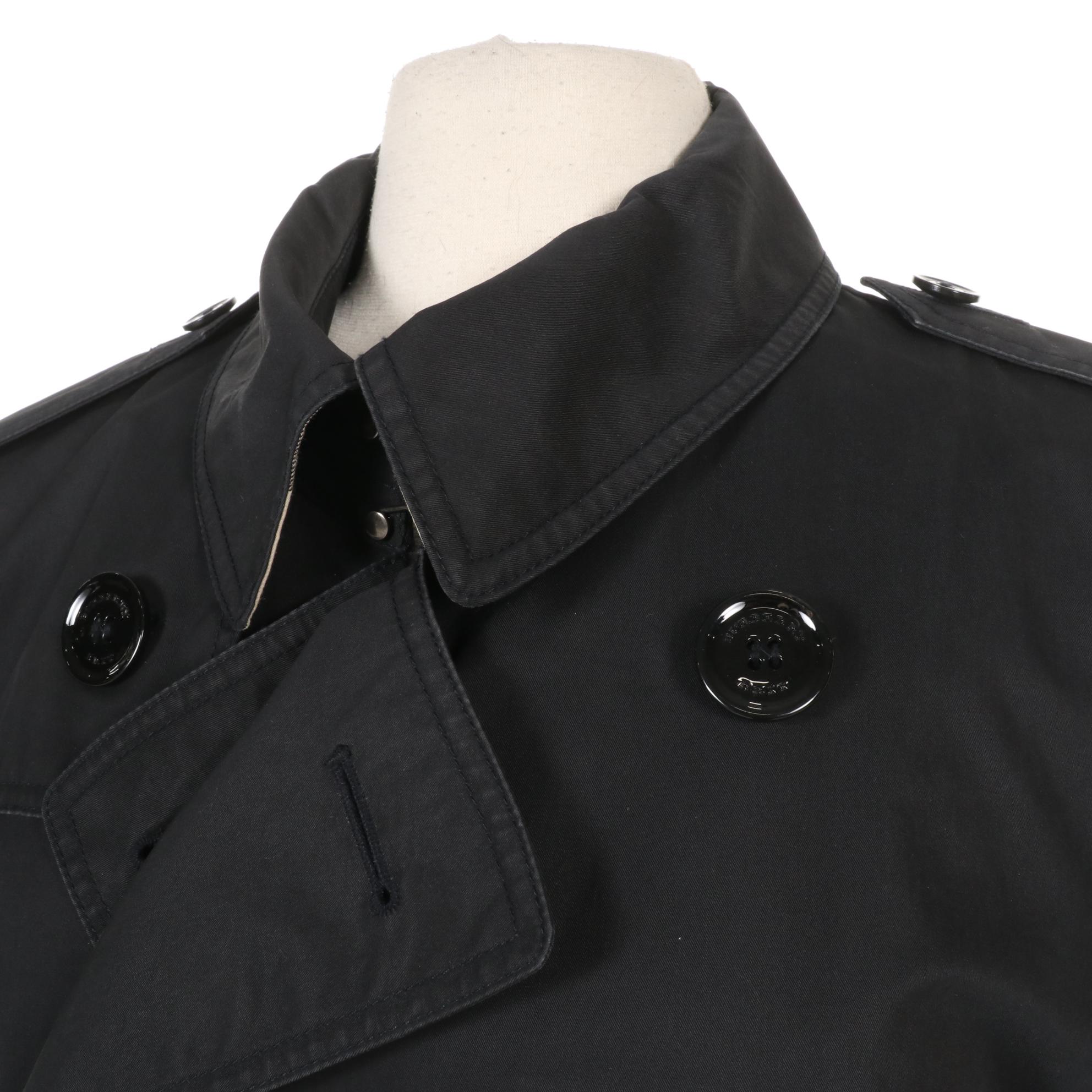 Burberry Brit Double Breasted Short Trench Coat