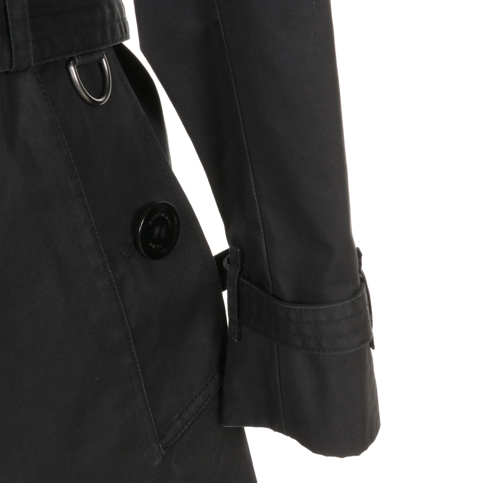 Burberry Brit Double Breasted Short Trench Coat