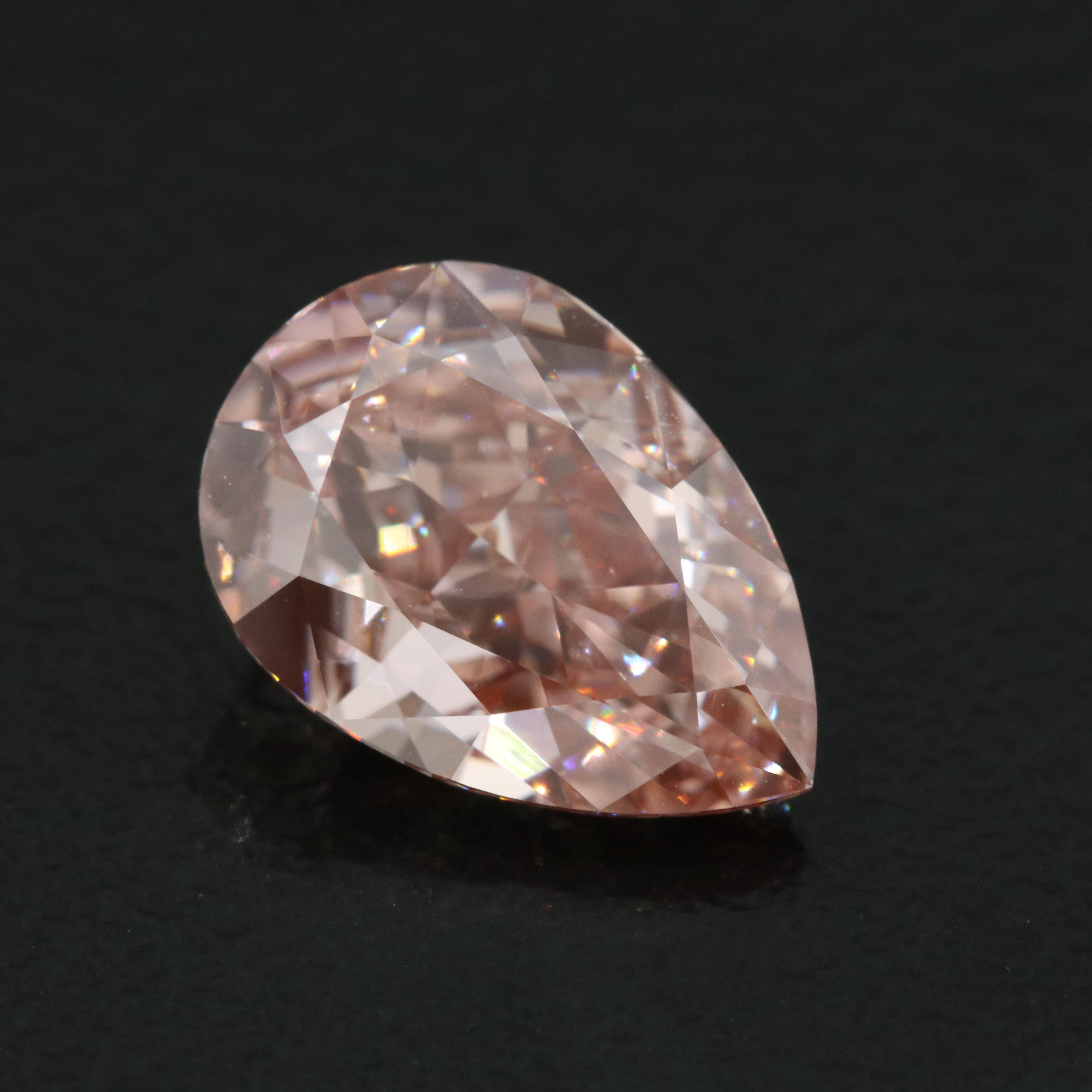 Loose 3.51 CT Fancy Pink Diamond