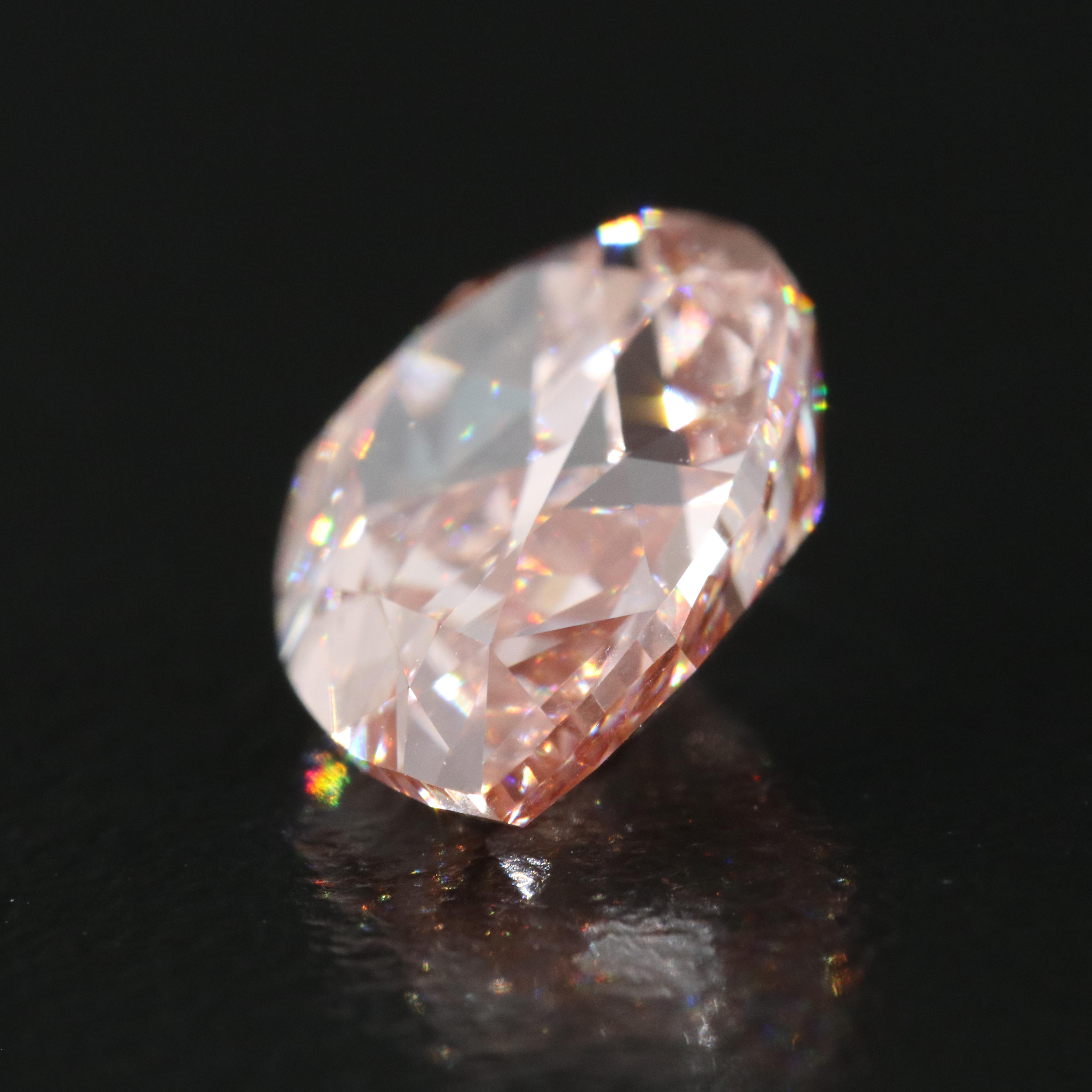 Loose 3.51 CT Fancy Pink Diamond