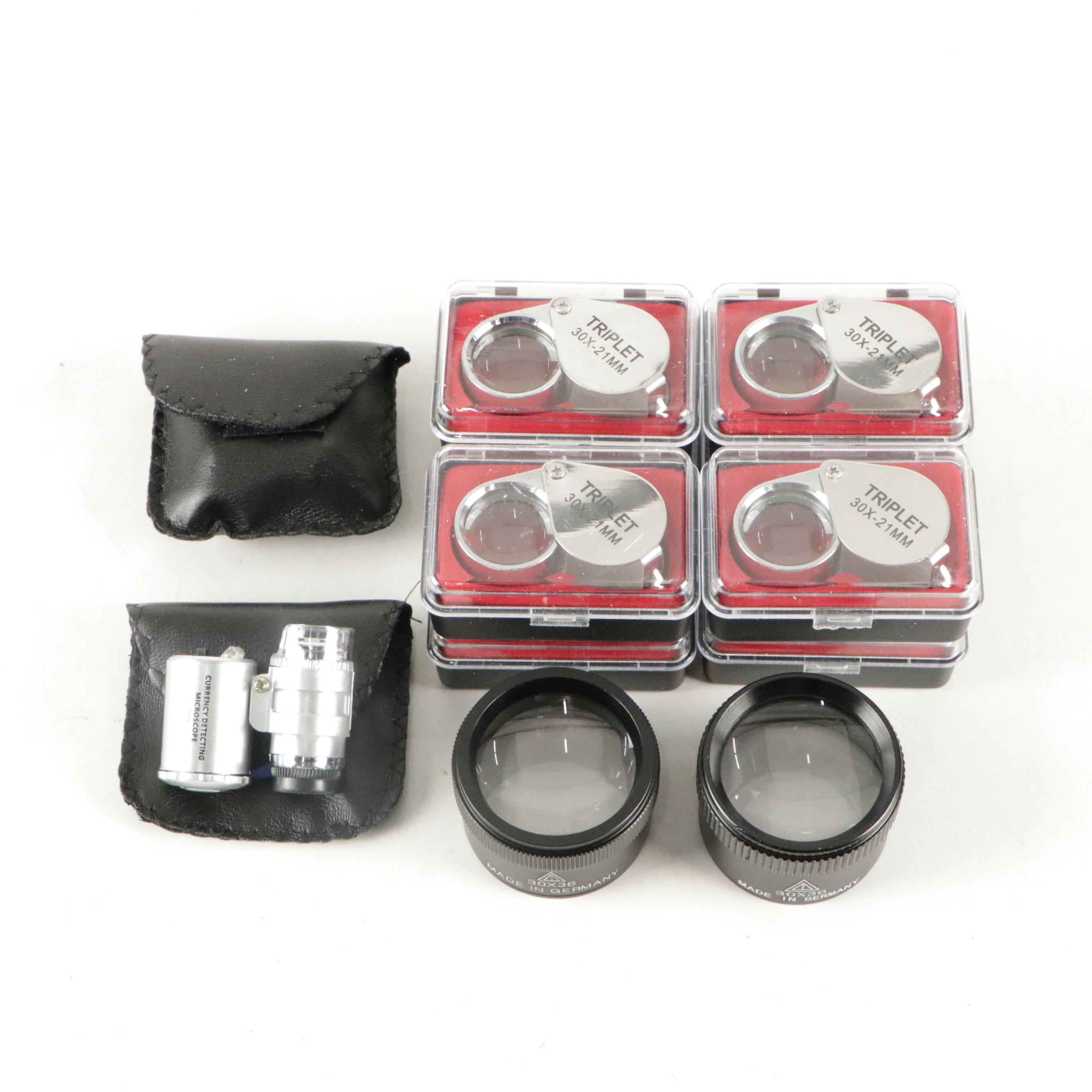 Triplet and Other Jeweler's Loupes EBTH