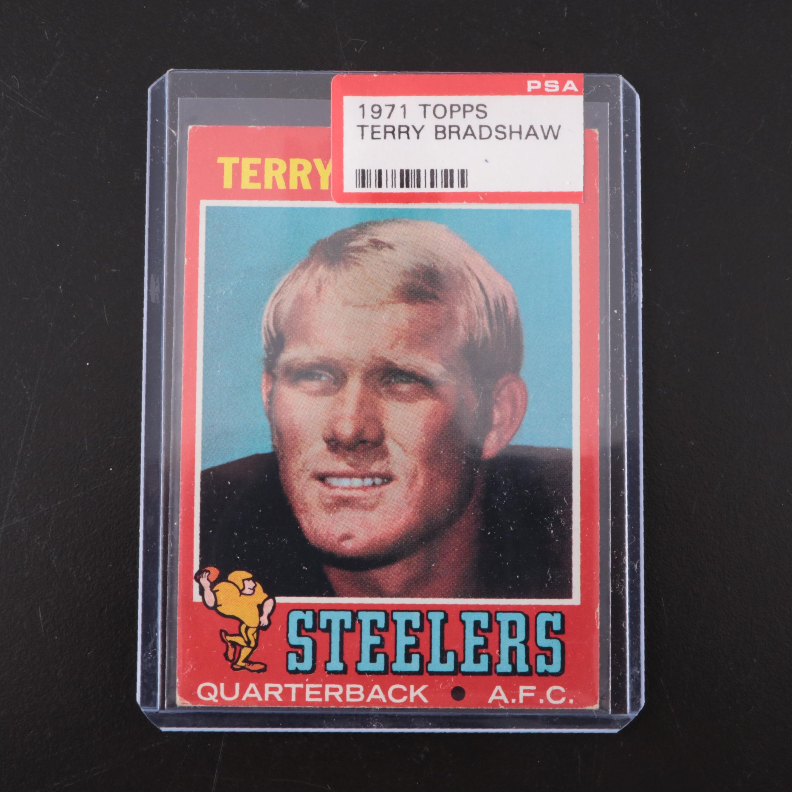 1971 Topps Terry Bradshaw Football Card