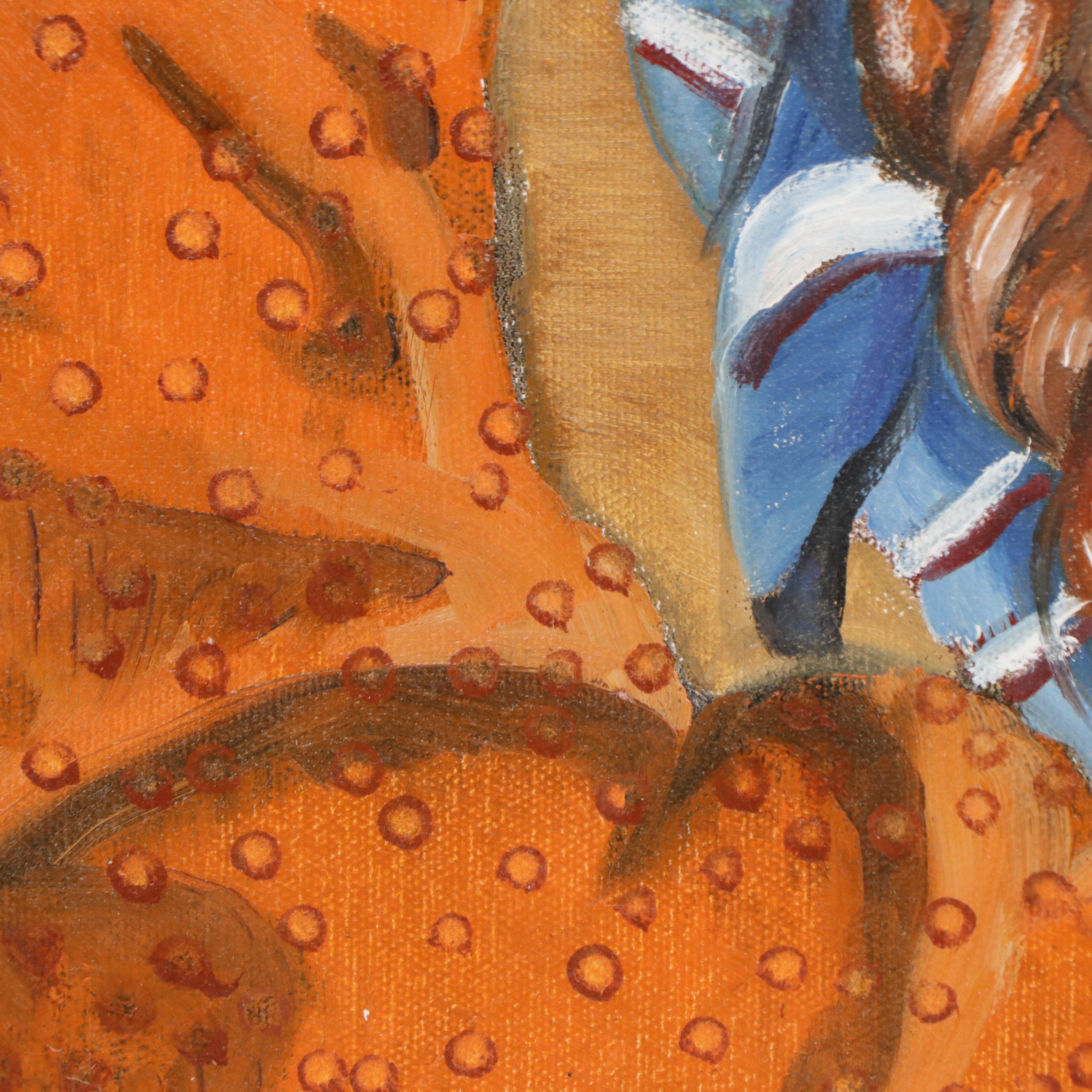 JH Asher Oil Painting of Pioneer