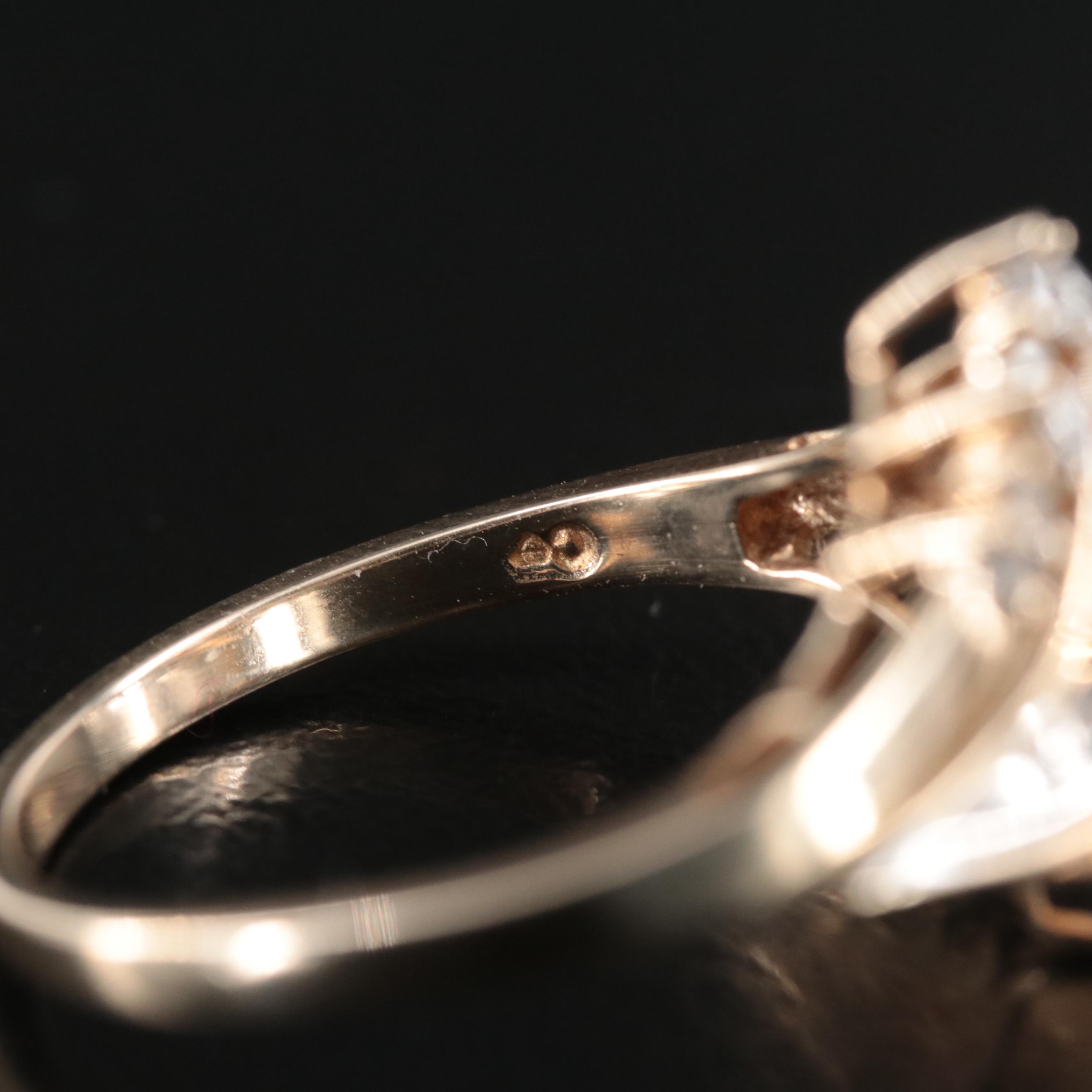 10K Tanzanite and Diamond Ring