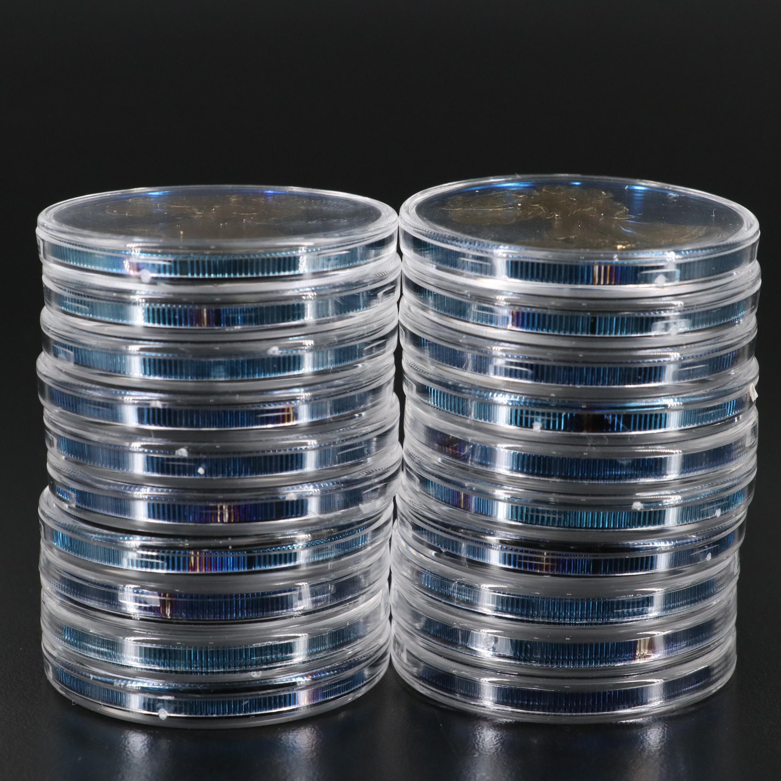 Group of Twenty 2021 Colorized American Silver Eagles