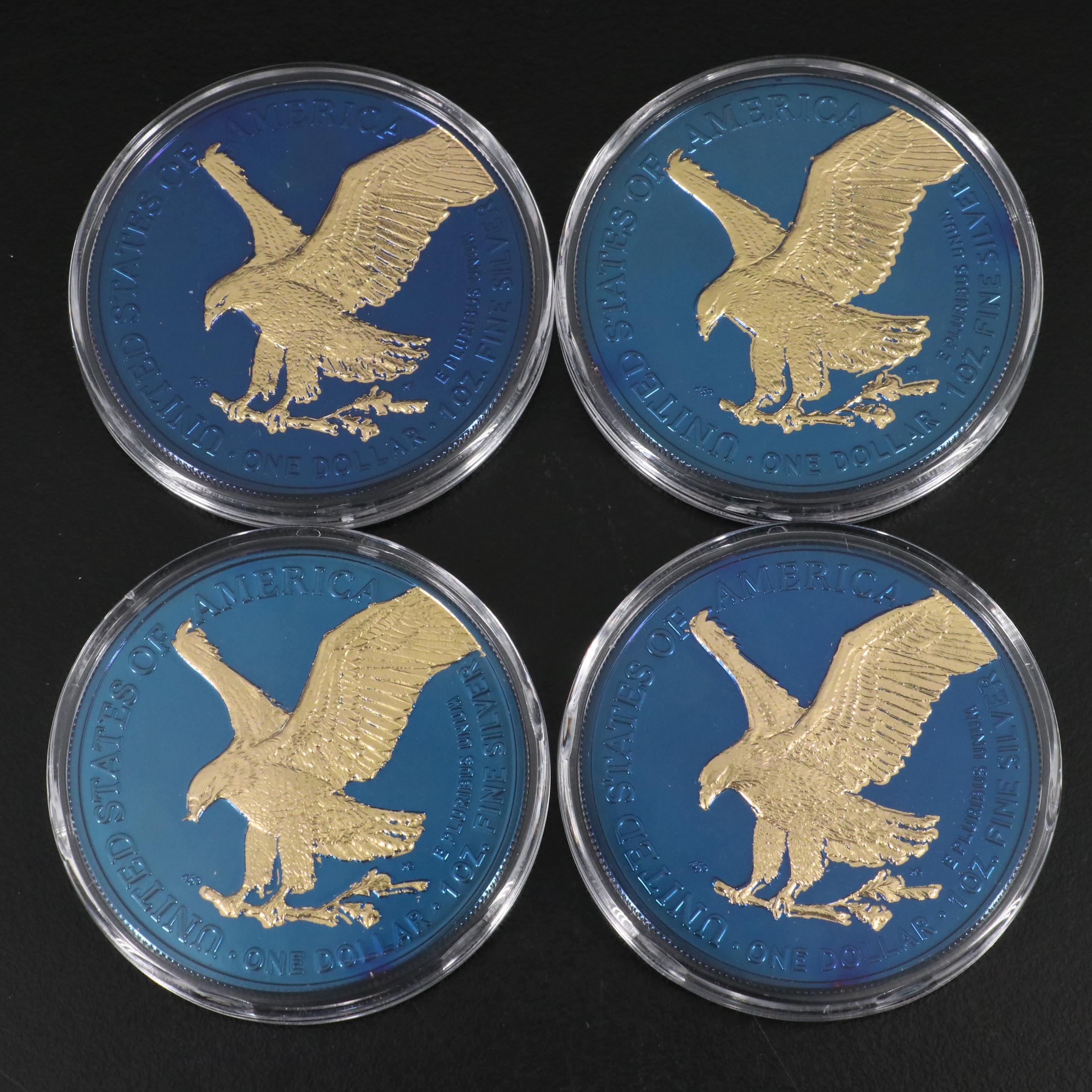 Group of Twenty 2021 Colorized American Silver Eagles