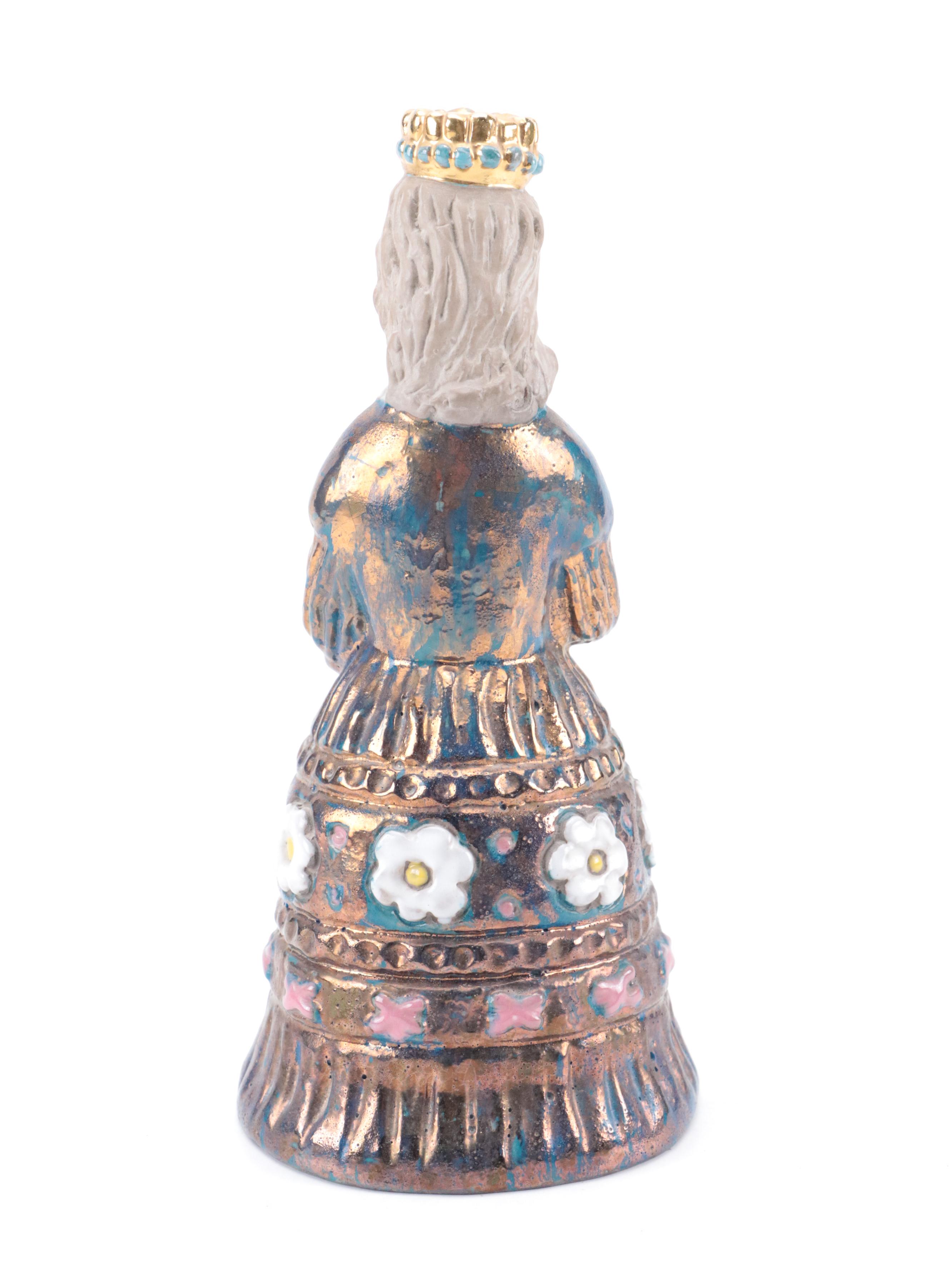 Ceramic Madonna and Child Figurine