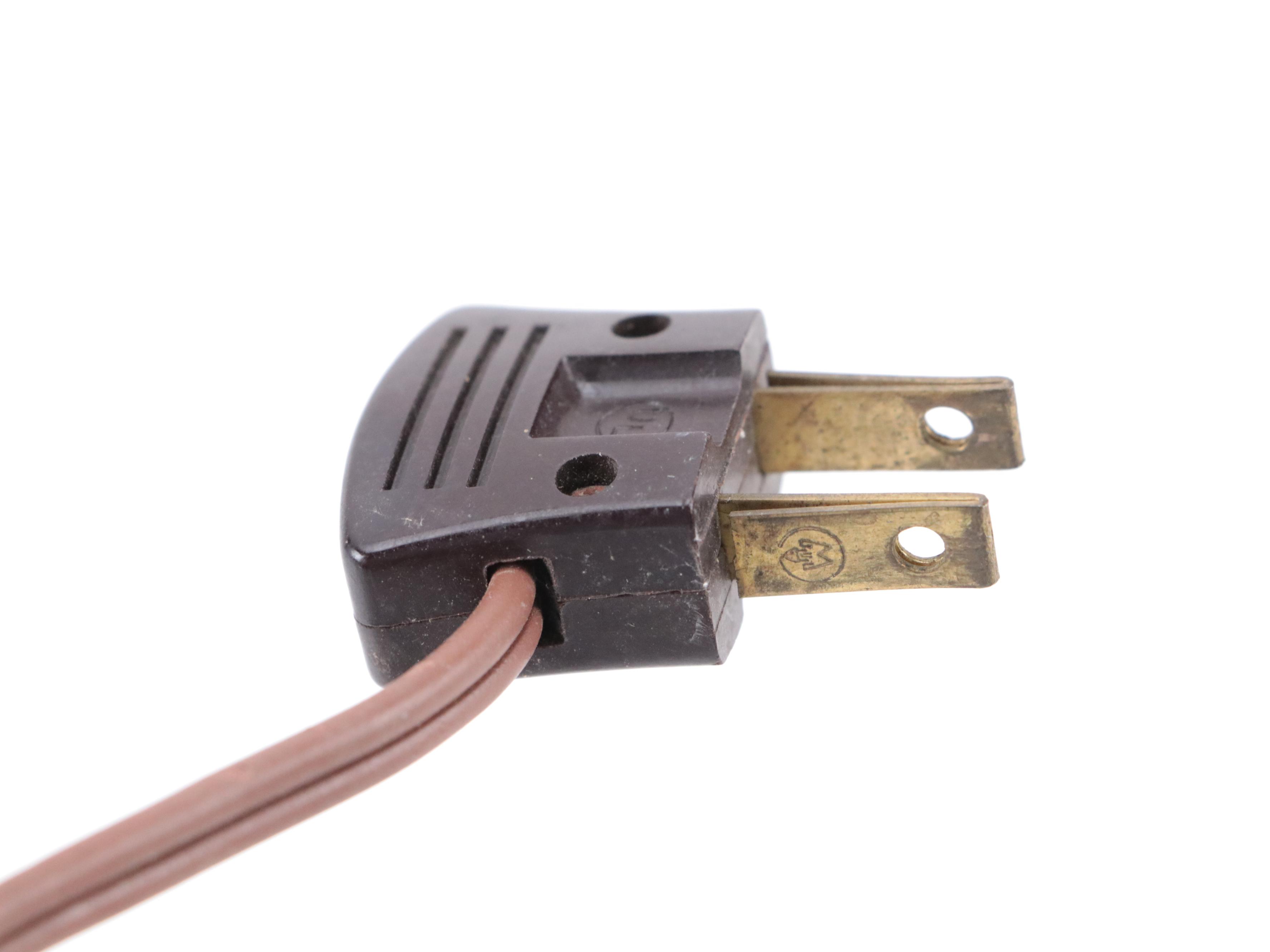 Patinated Cast Metal Oil Lamp Form Electrified Lamp with Slag Glass Shade