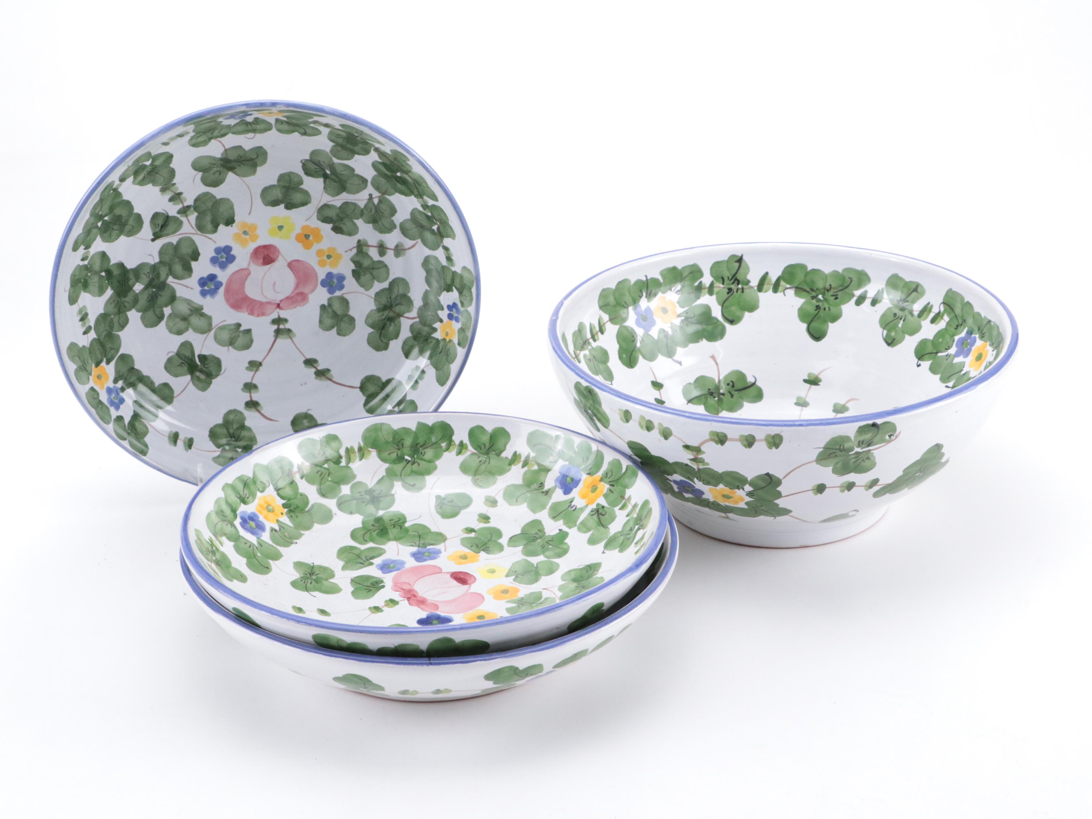 Lynn von Kersting Faience "Ivy" Tableware