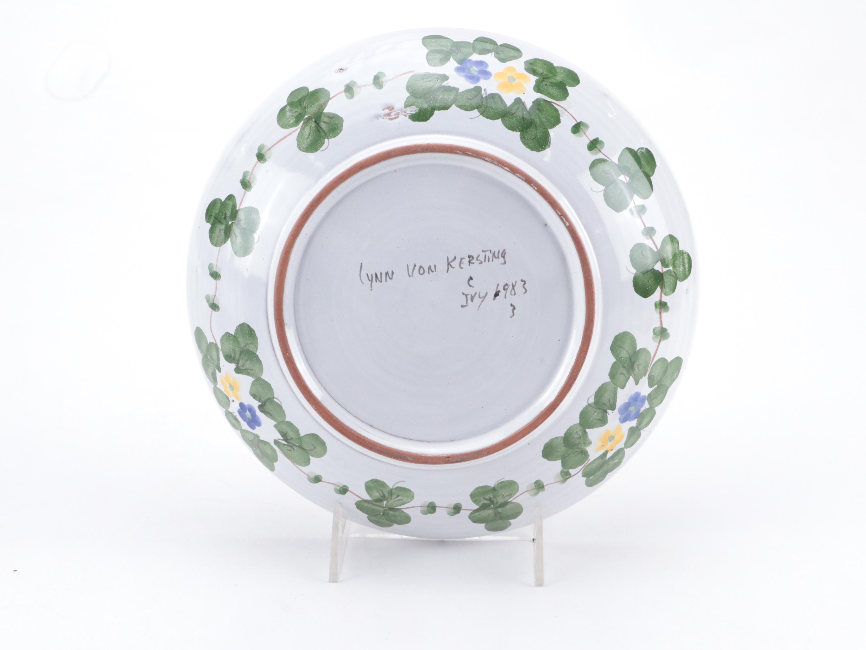 Lynn von Kersting Faience "Ivy" Tableware