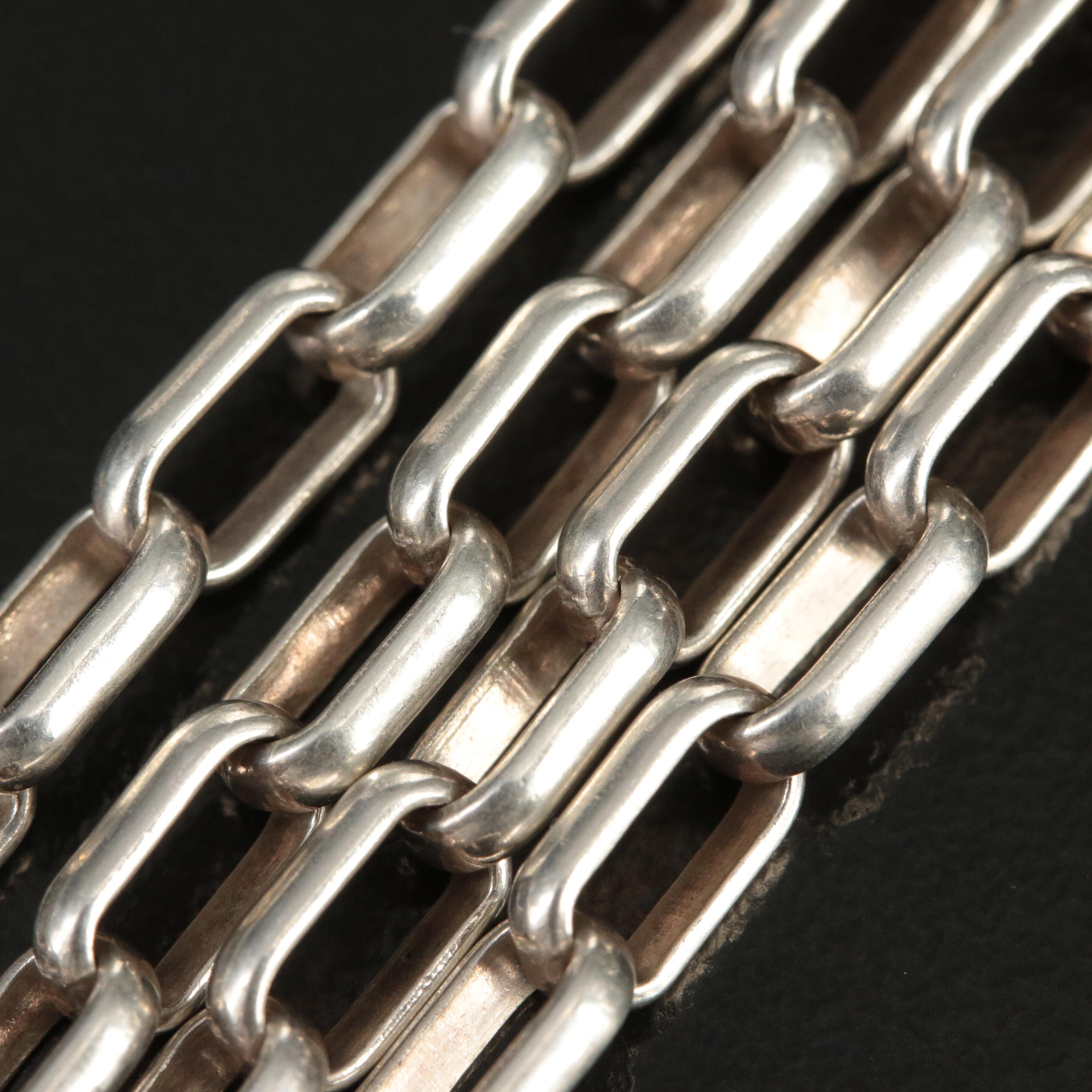 Gucci Sterling 'GG' Necklace