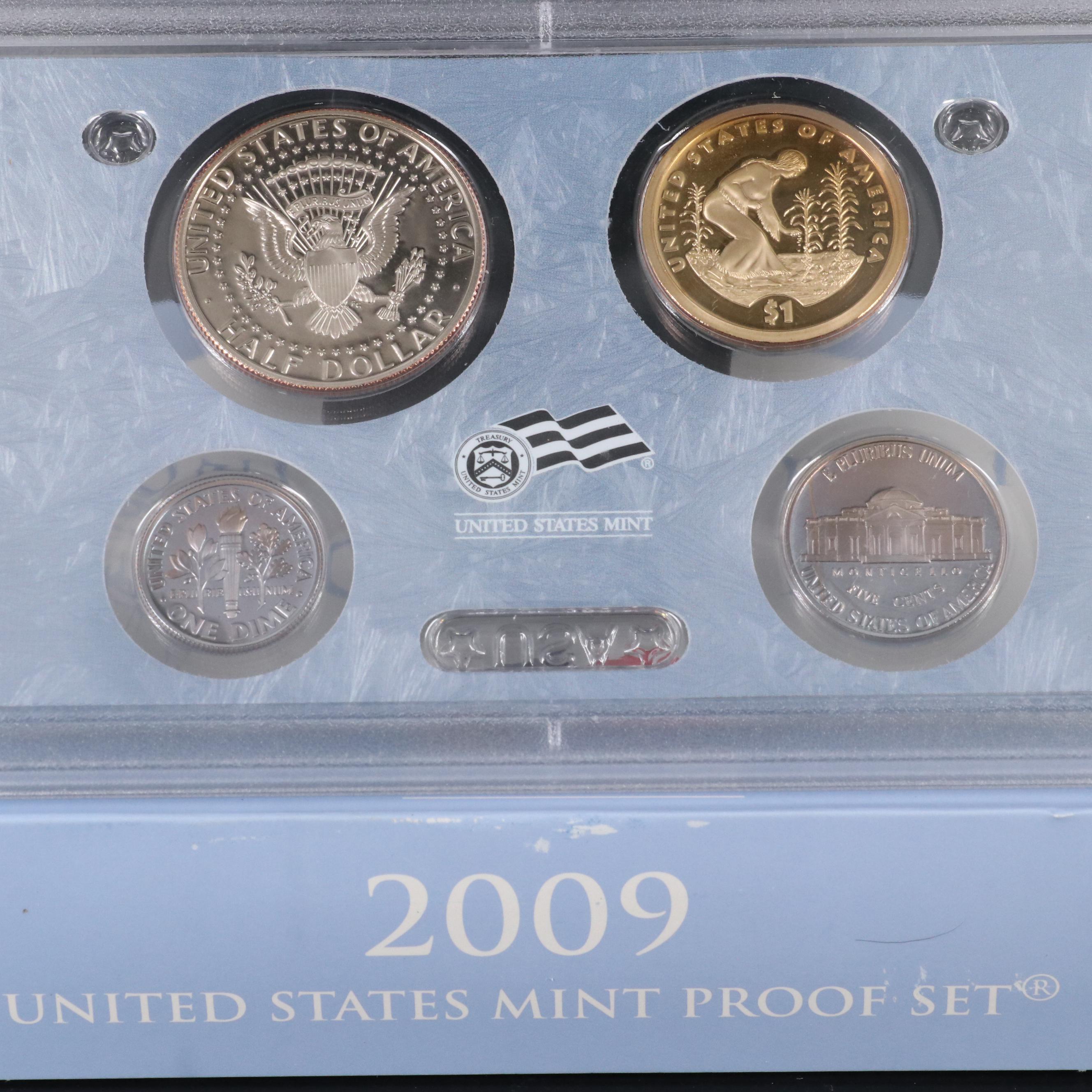 Four Different U.S. Proof Sets, 2008-2011