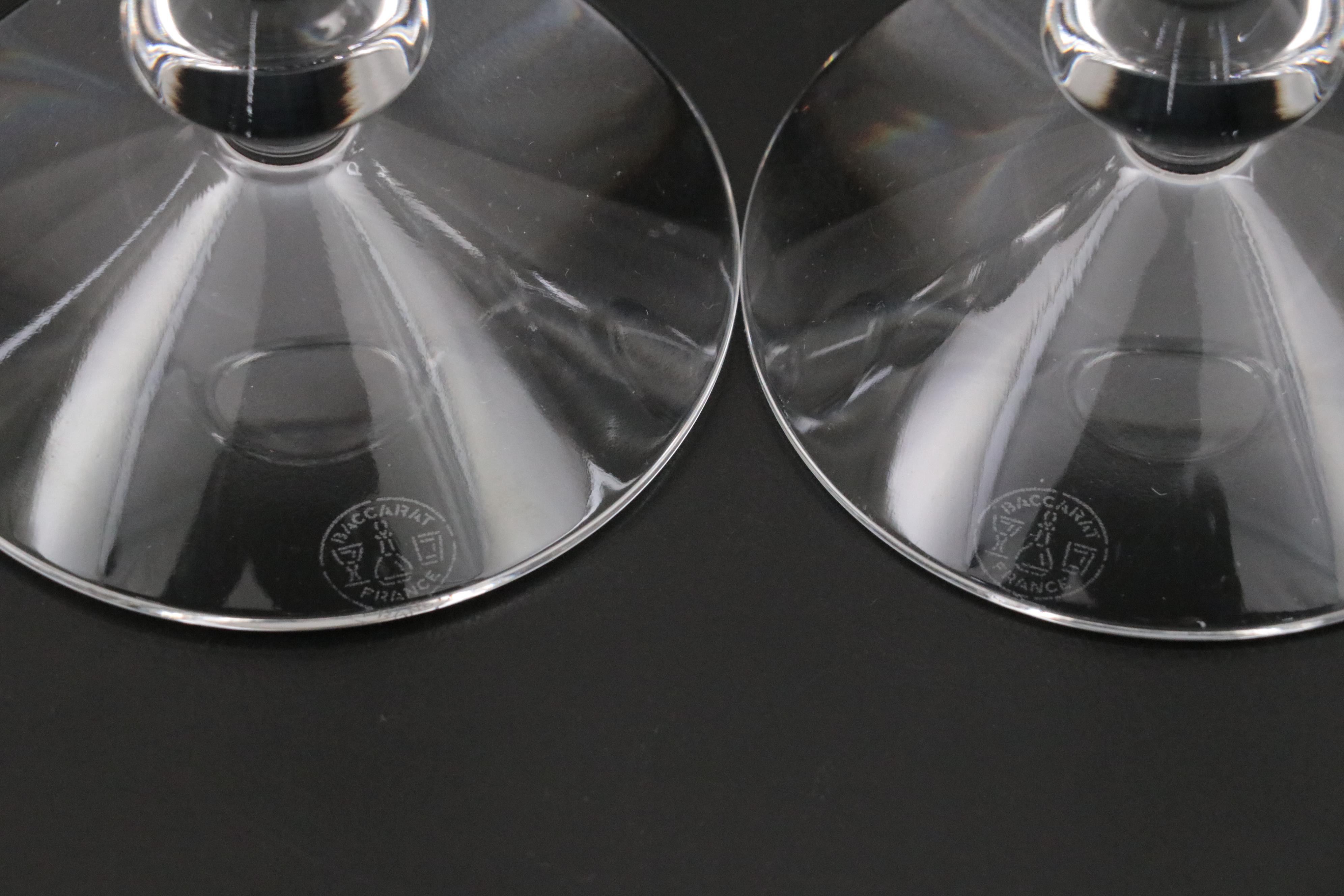 Baccarat "Vega" Crystal Champagne Flutes