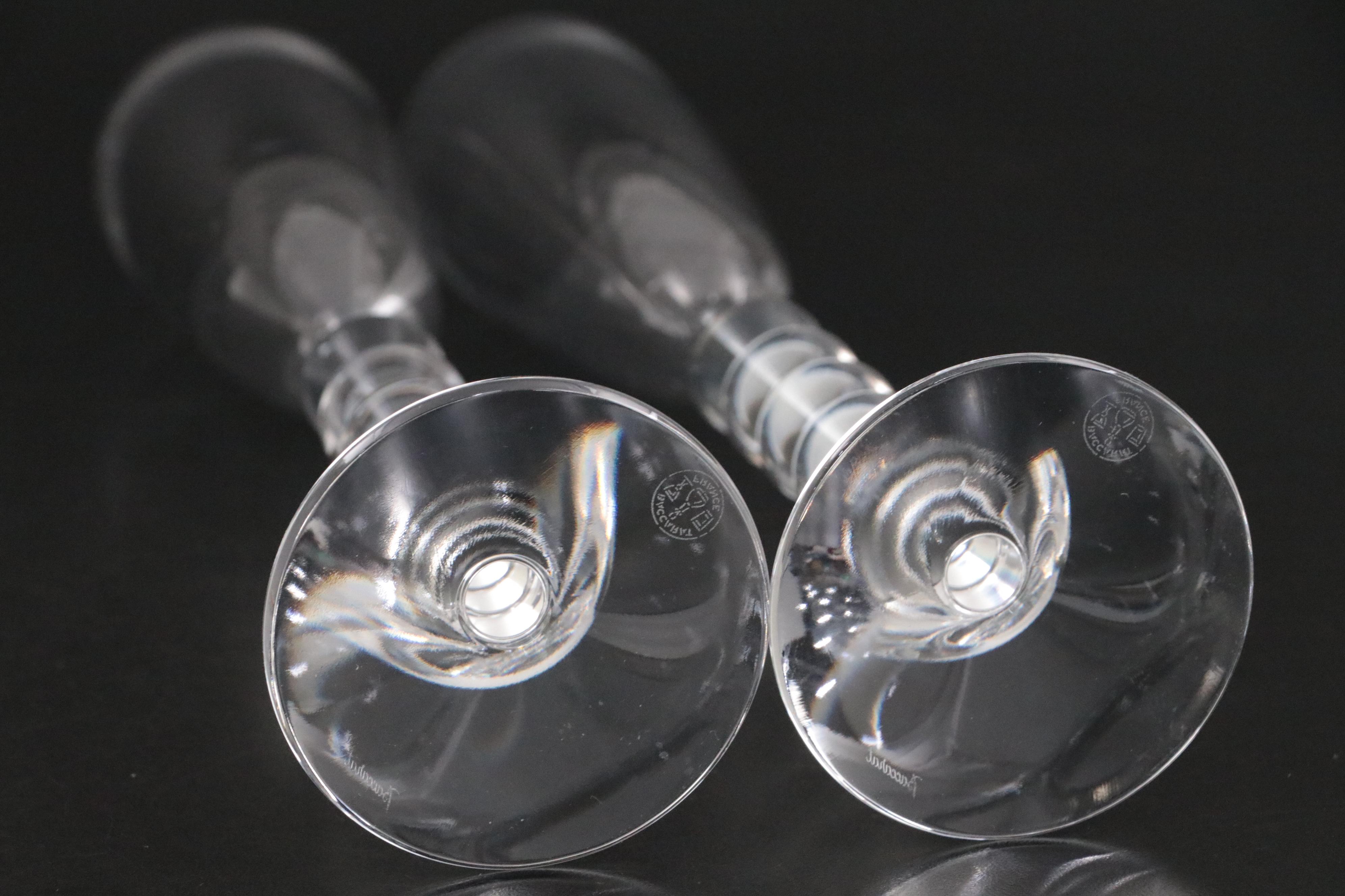 Baccarat "Vega" Crystal Champagne Flutes