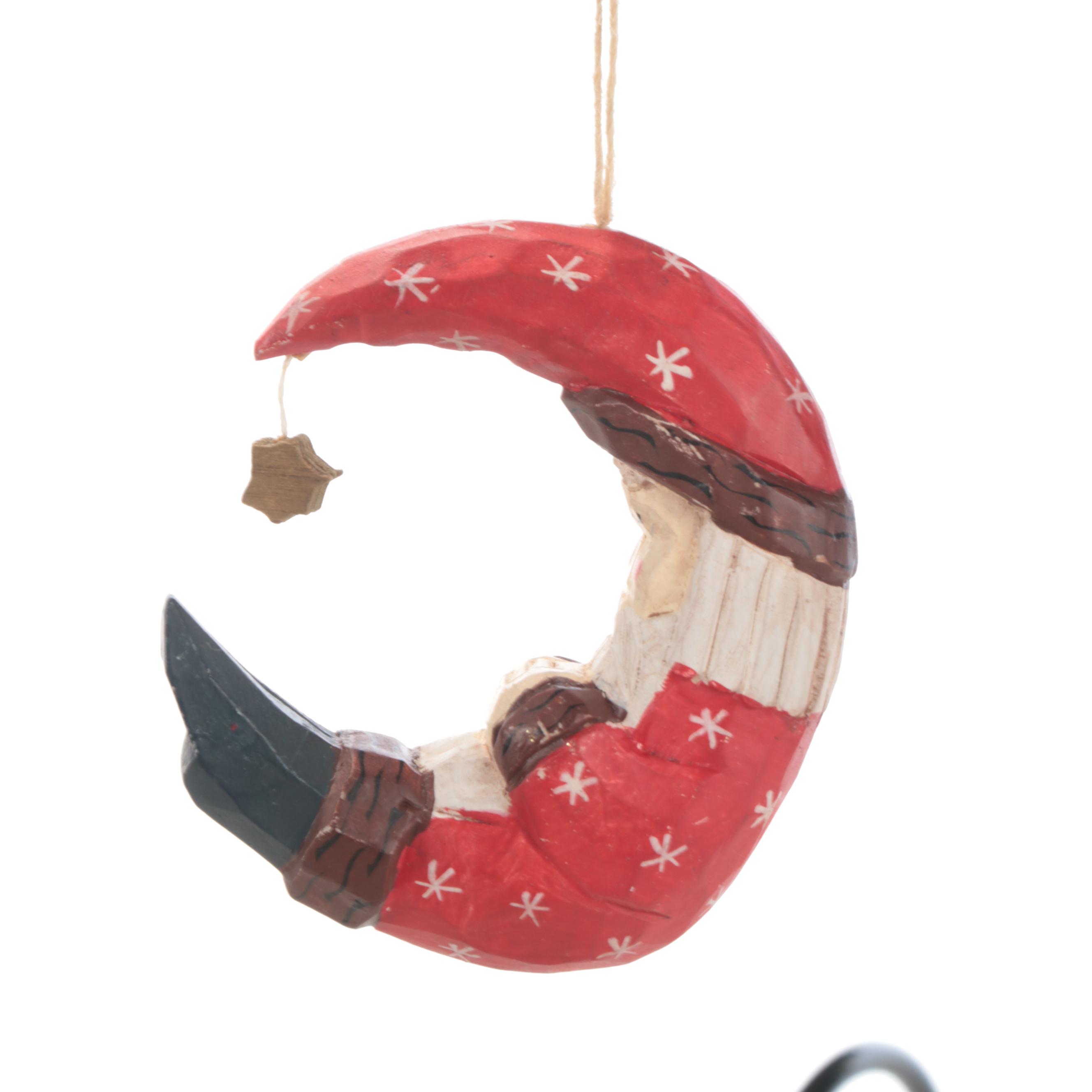 Black Metal Wire Christmas Tree with Ornaments