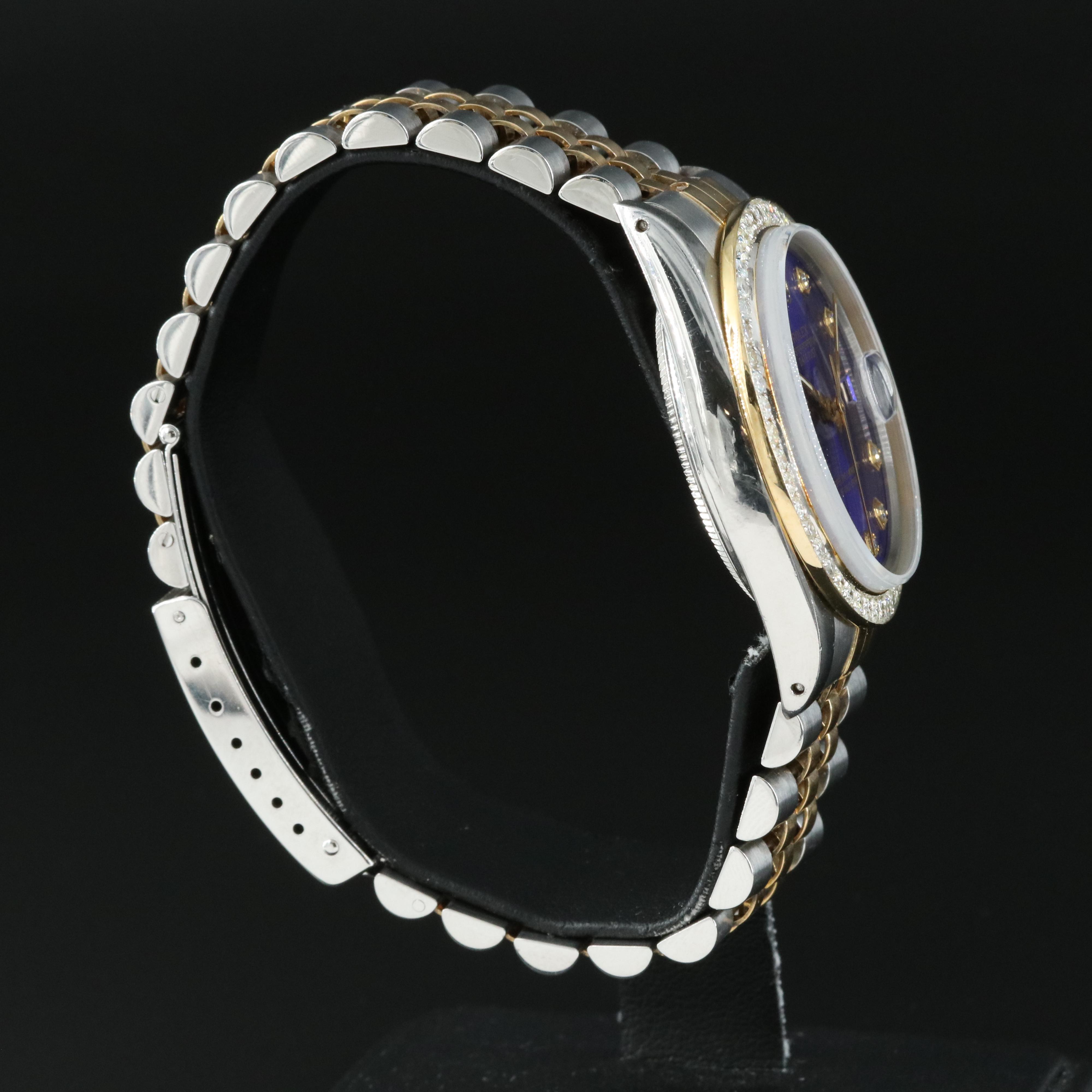 1984 Rolex Custom 1.59 CTW Diamond Dial and Bezel Datejust Watch