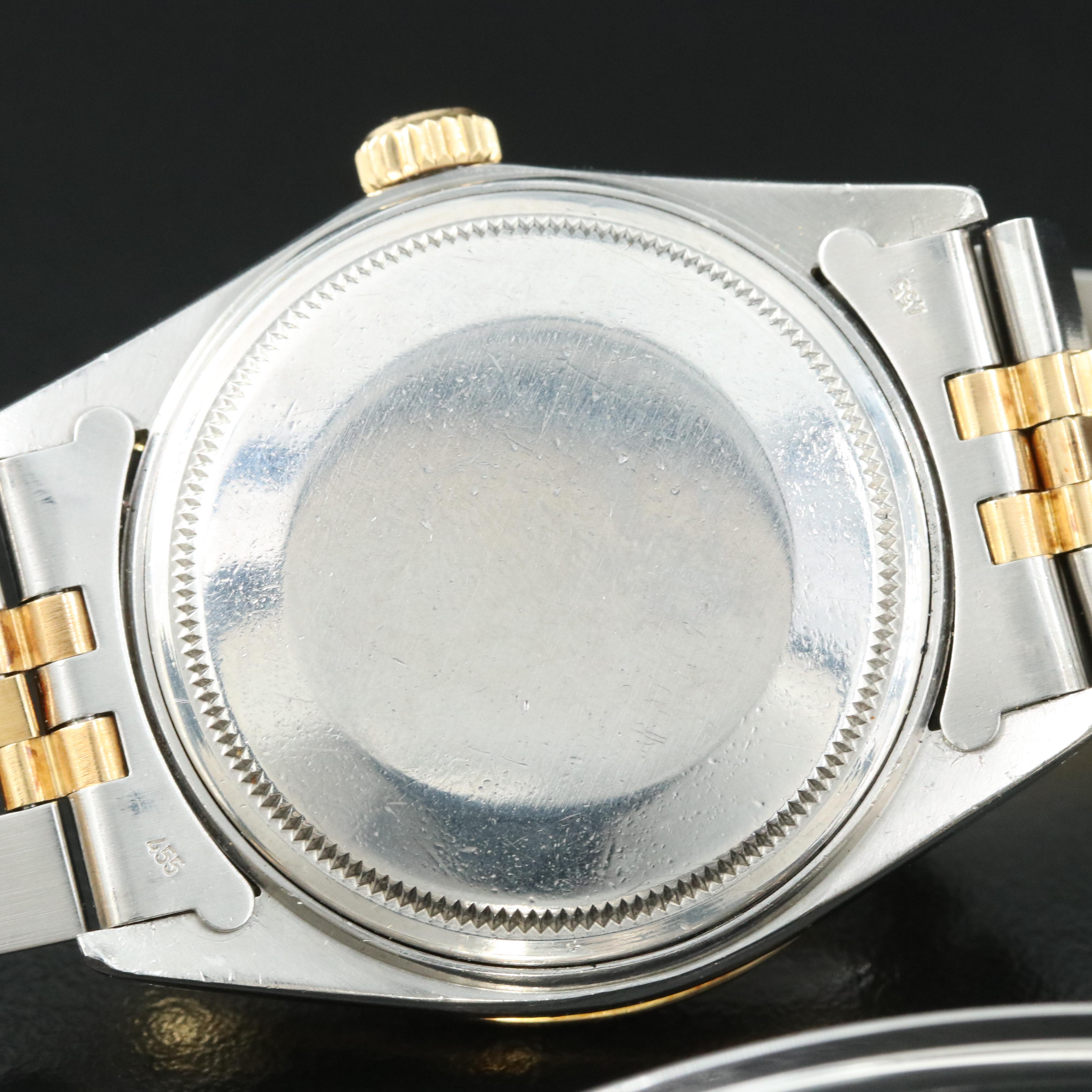 1984 Rolex Custom 1.59 CTW Diamond Dial and Bezel Datejust Watch