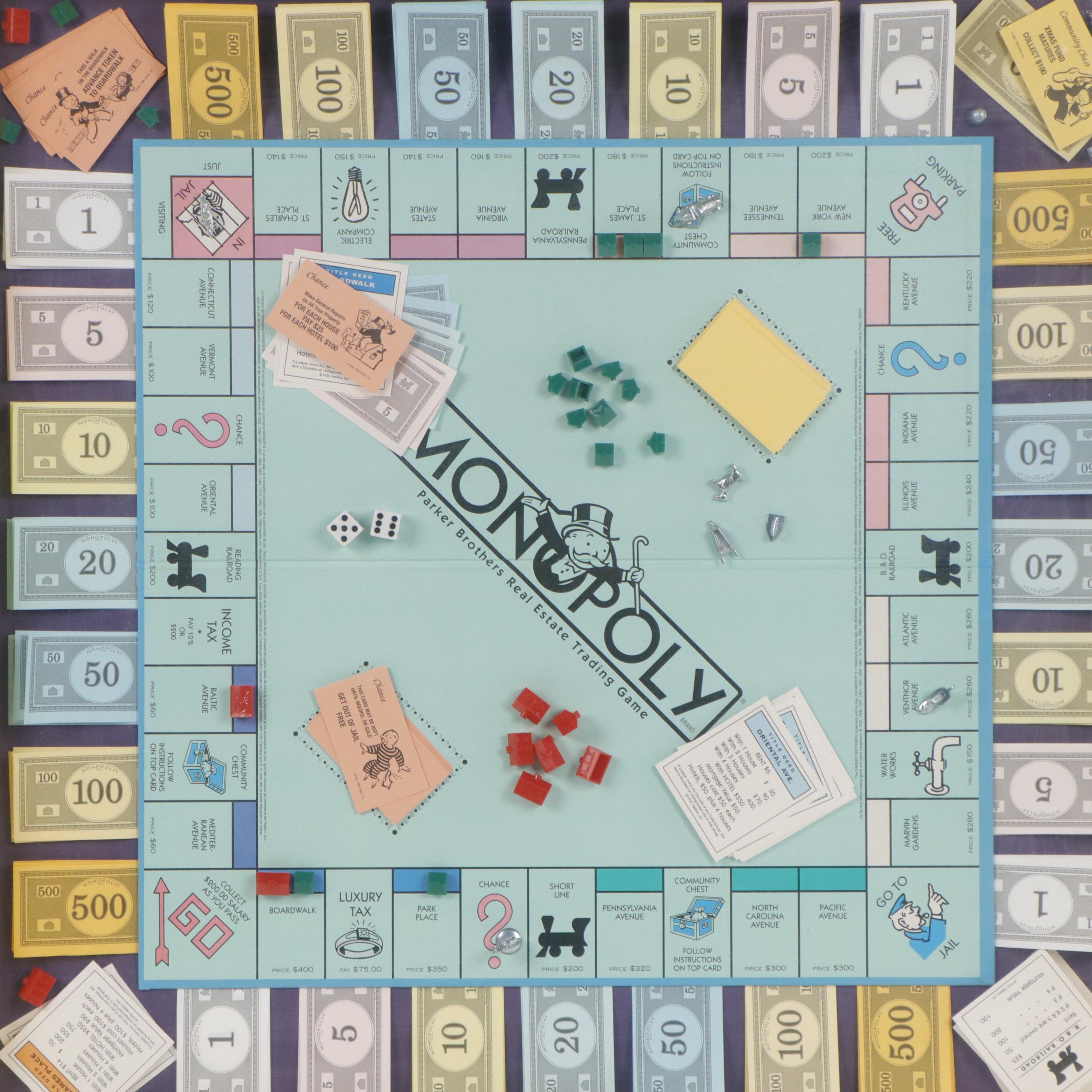 Framed Monopoly Board Game