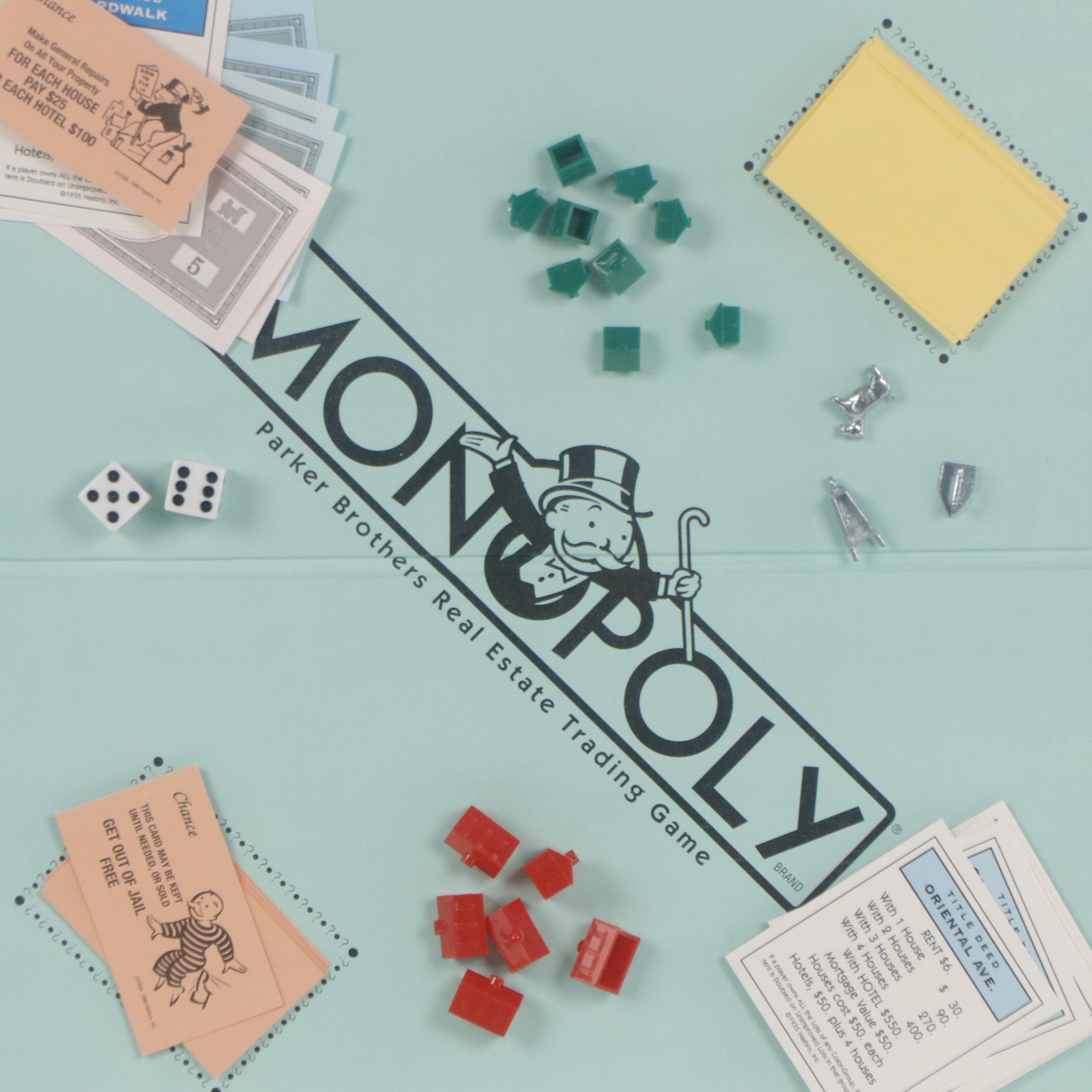 Framed Monopoly Board Game