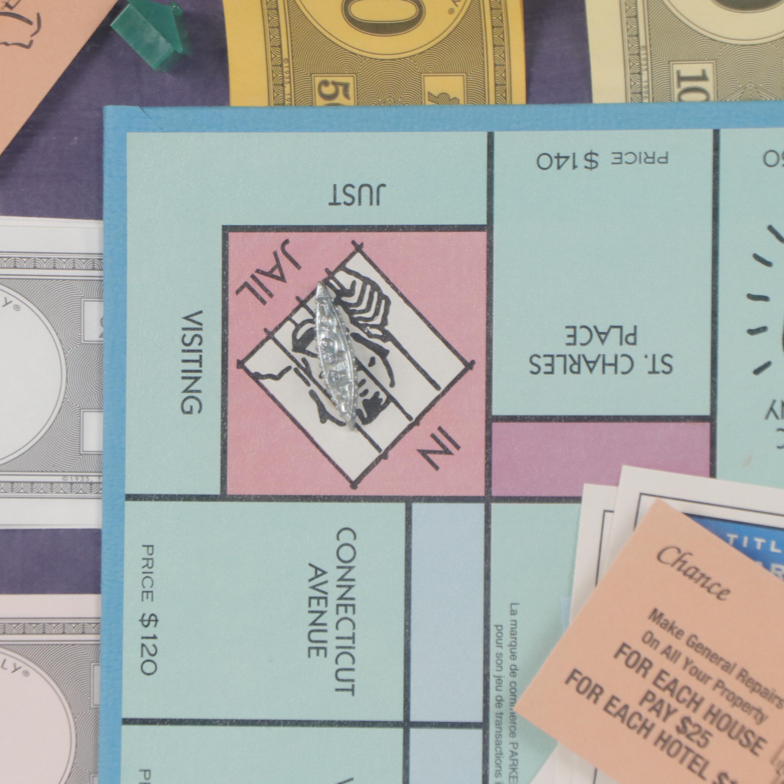 Framed Monopoly Board Game