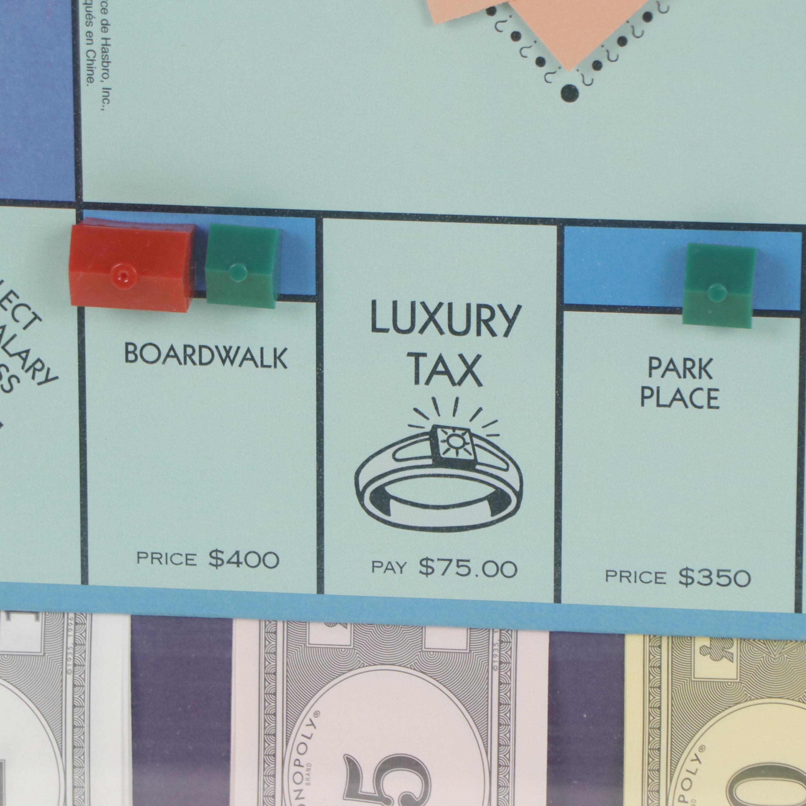 Framed Monopoly Board Game