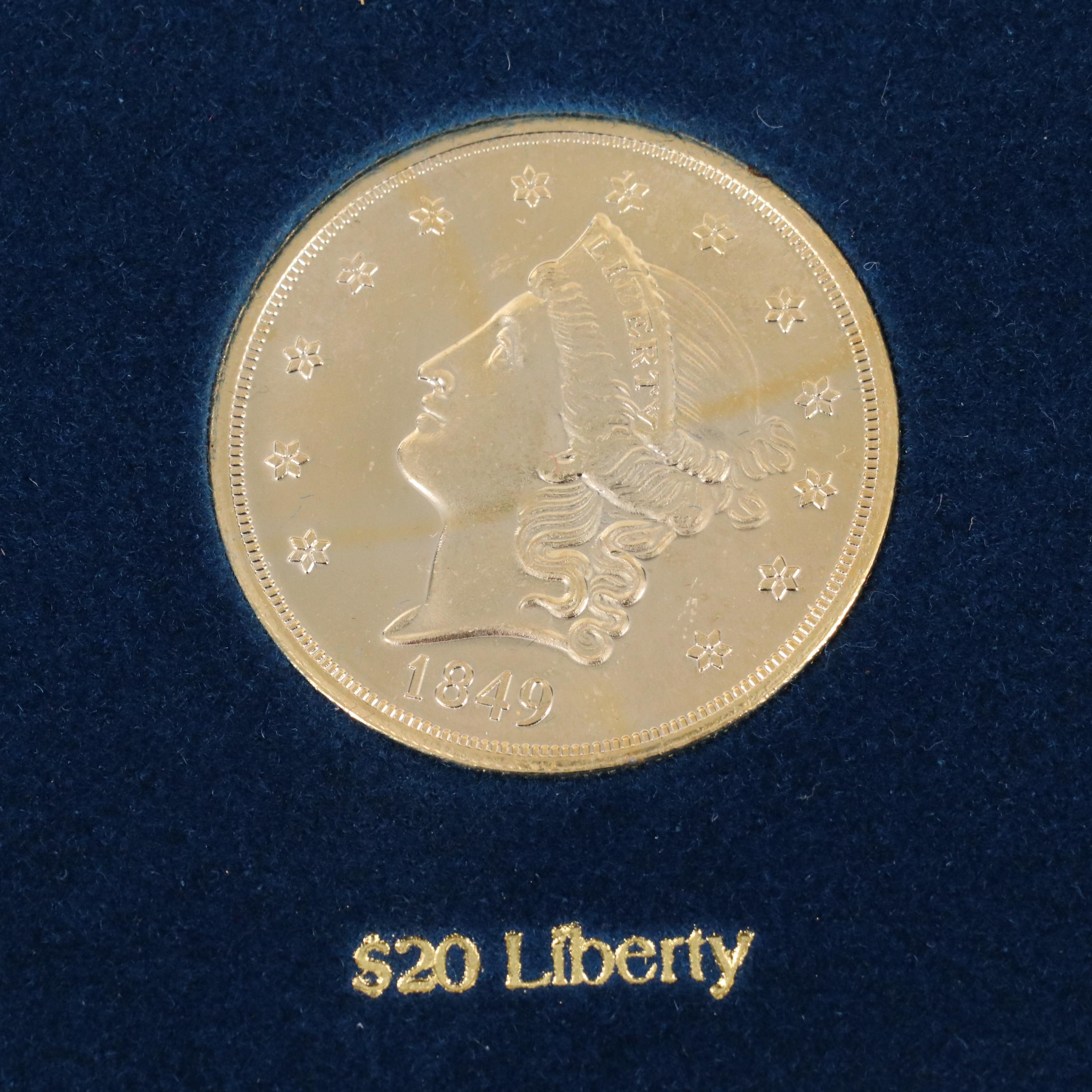 "A Tribute to America's Most Beautiful Gold Coins" Replica Set