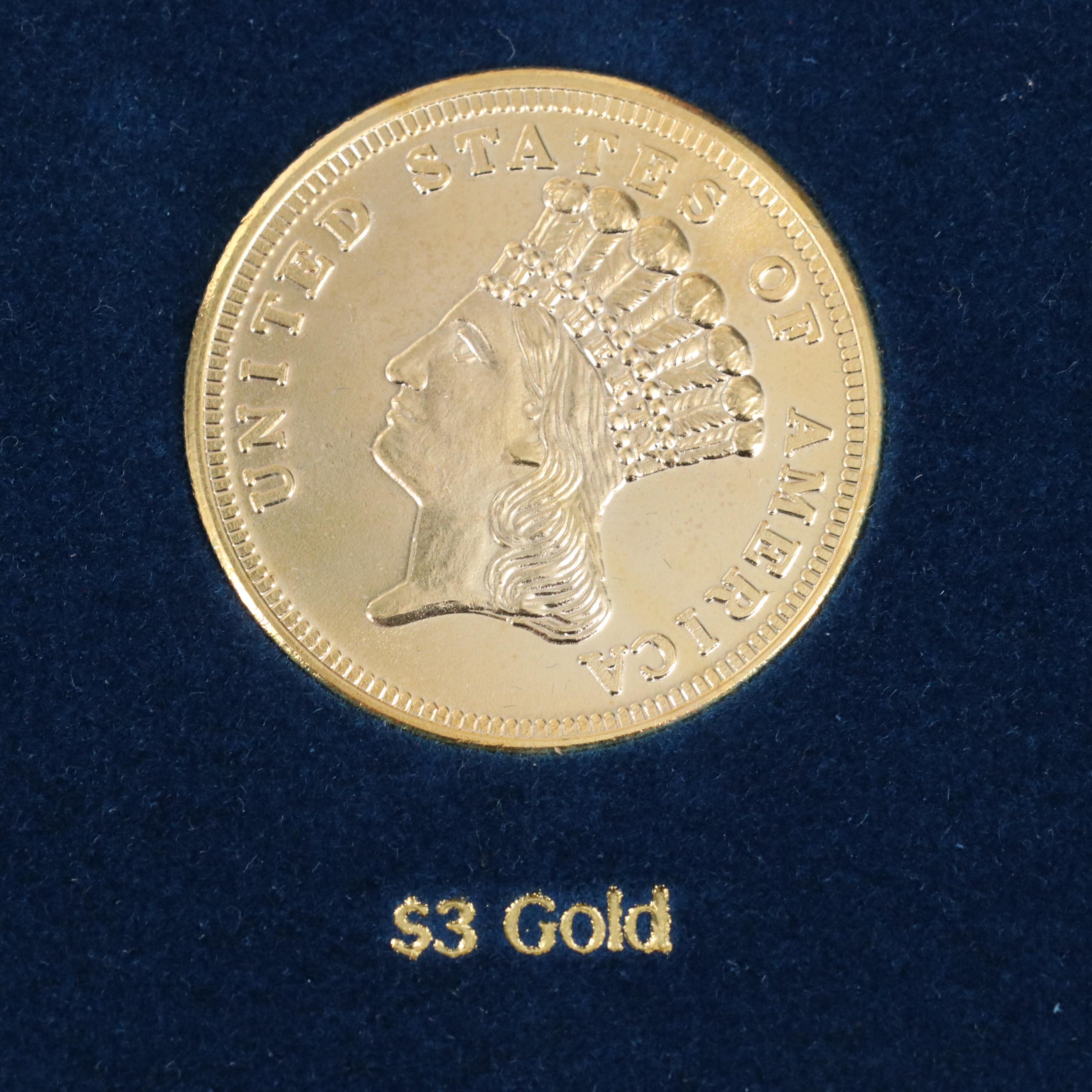 "A Tribute to America's Most Beautiful Gold Coins" Replica Set