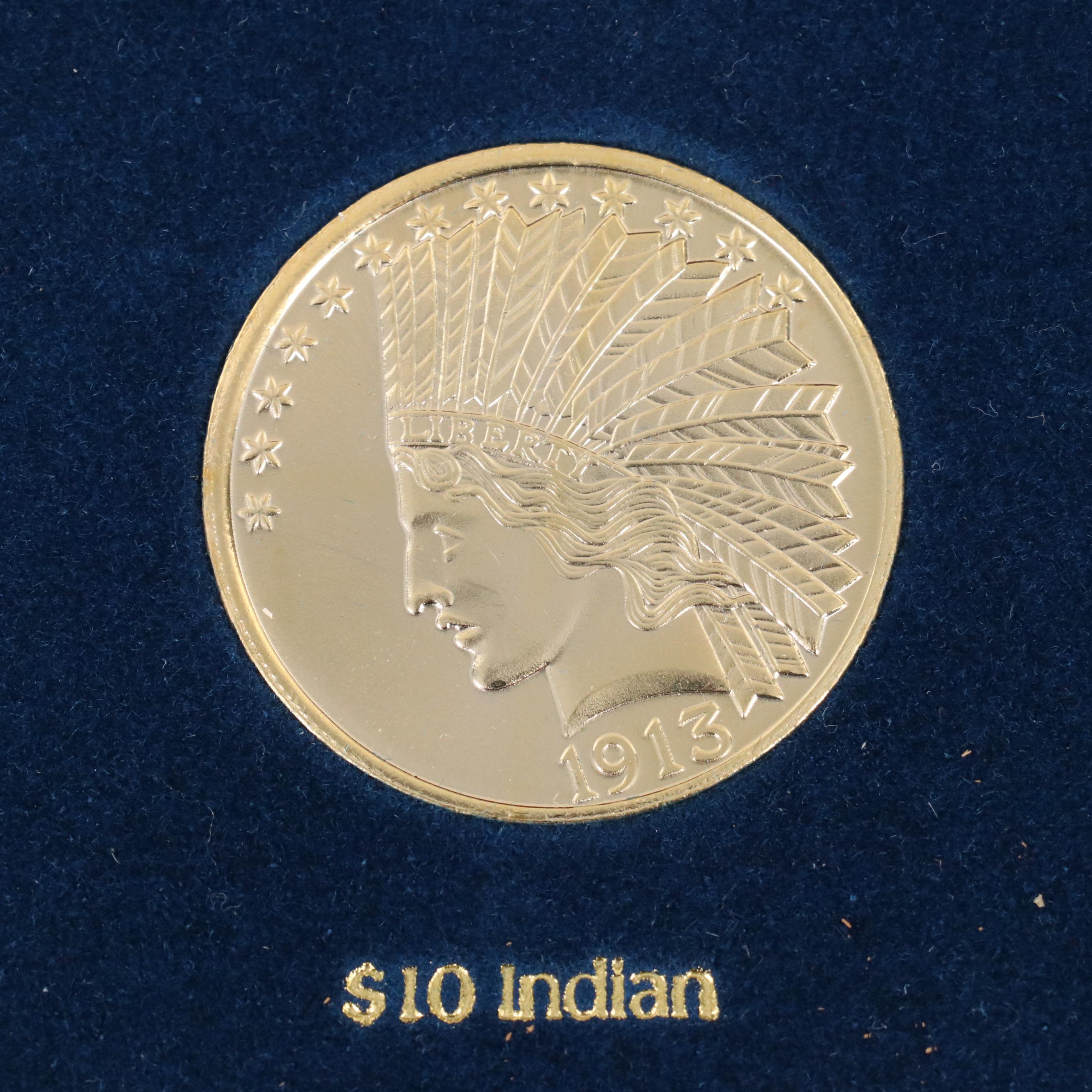 "A Tribute to America's Most Beautiful Gold Coins" Replica Set