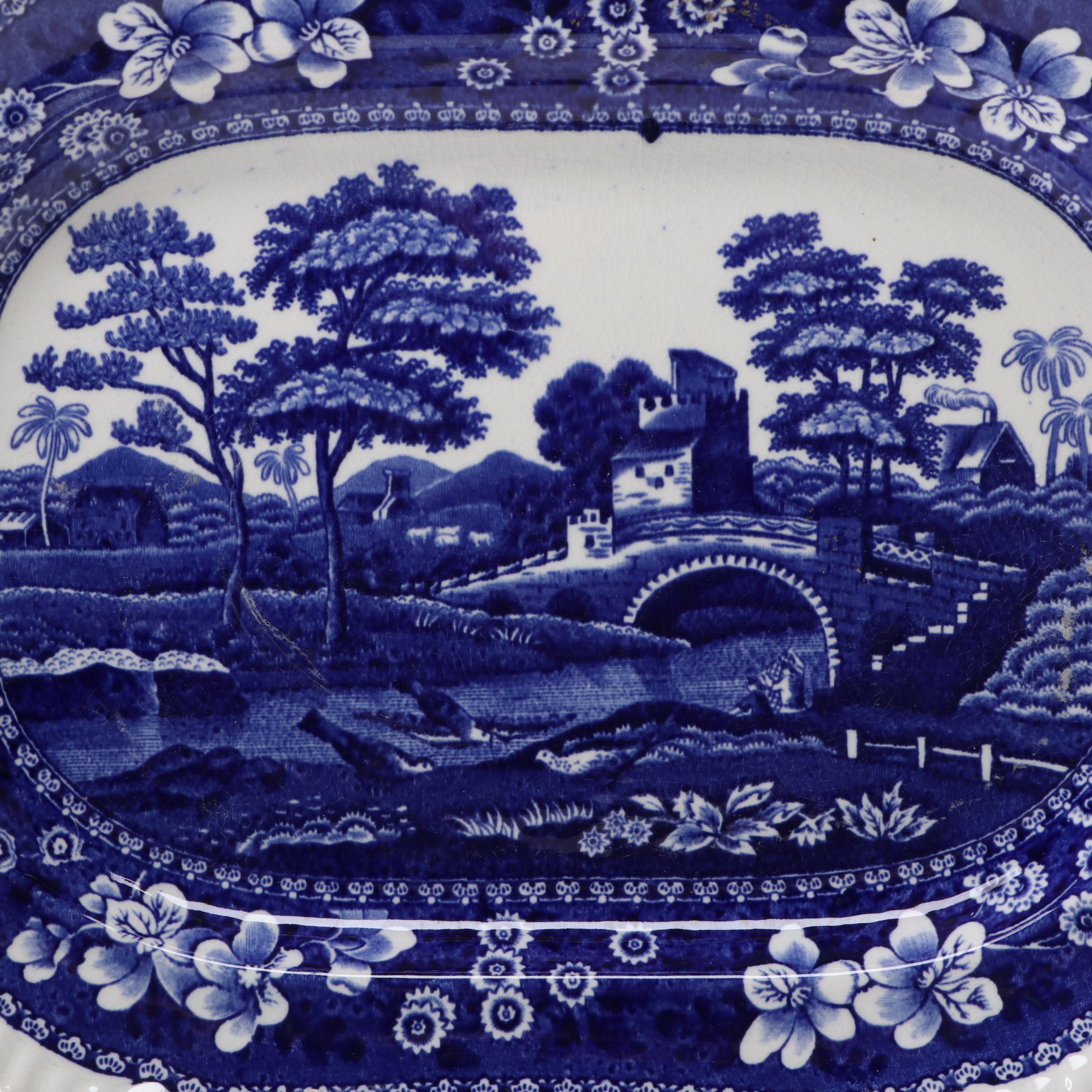 Copeland Spode"Tower Blue" Ceramic Tableware, 20th Century