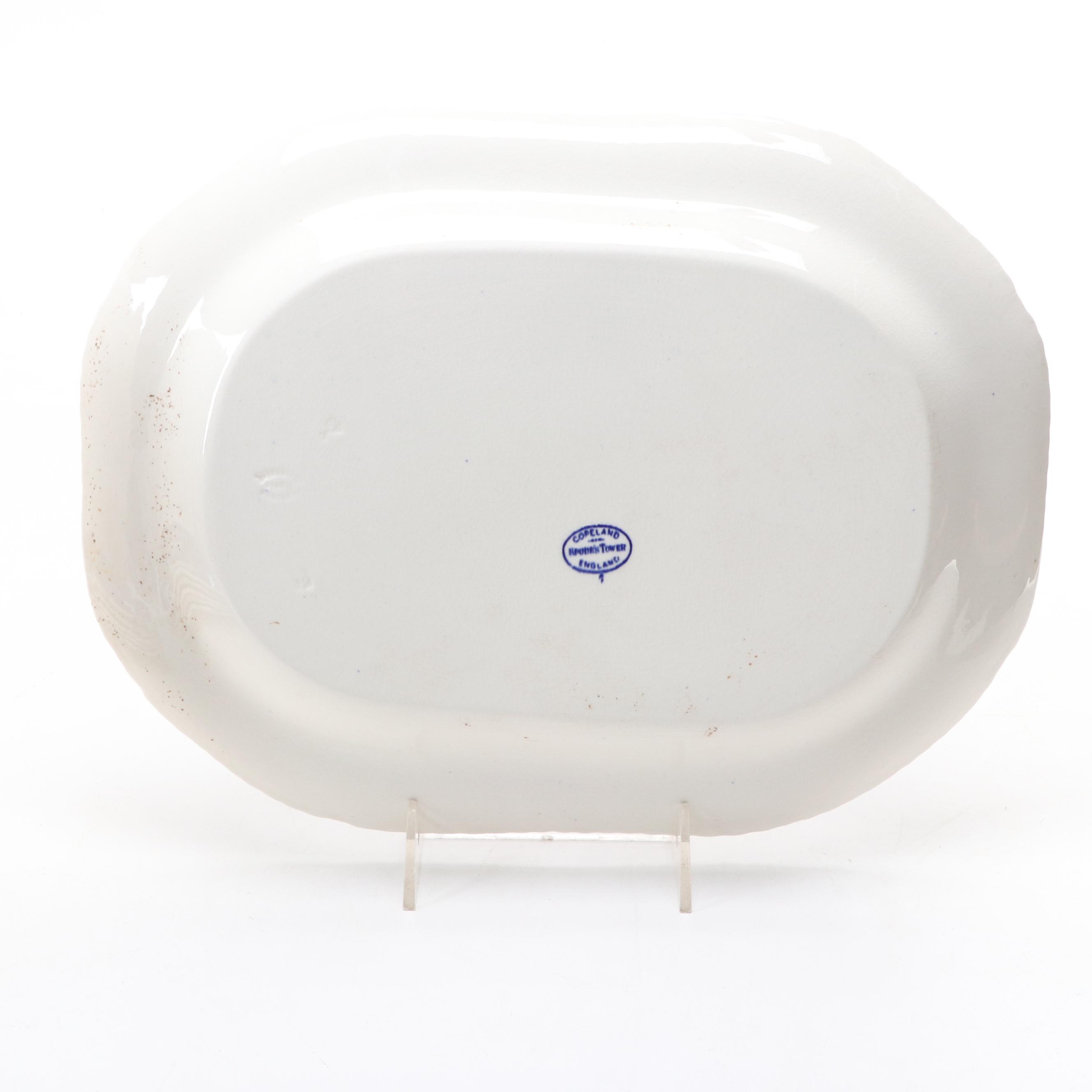 Copeland Spode"Tower Blue" Ceramic Tableware, 20th Century