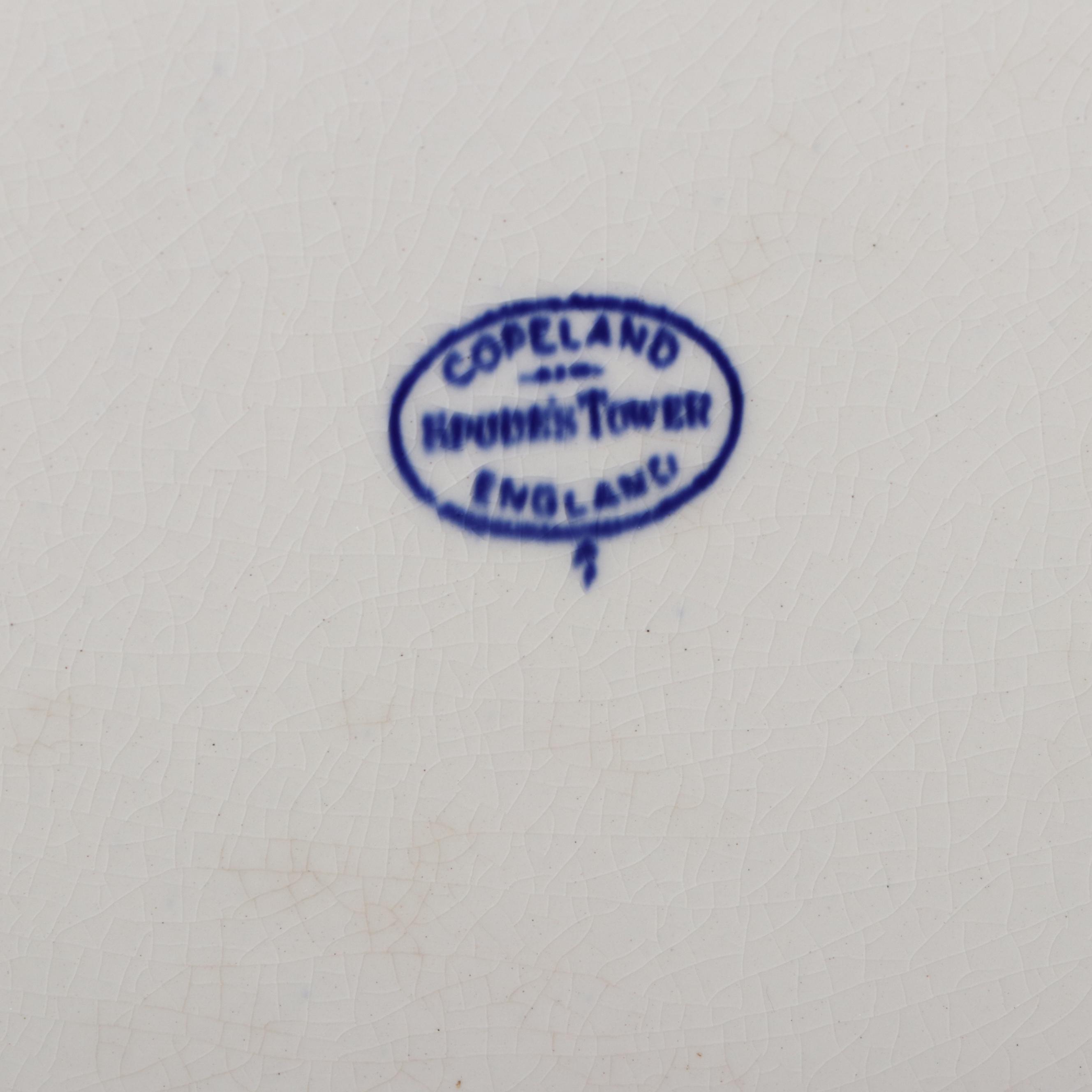 Copeland Spode"Tower Blue" Ceramic Tableware, 20th Century