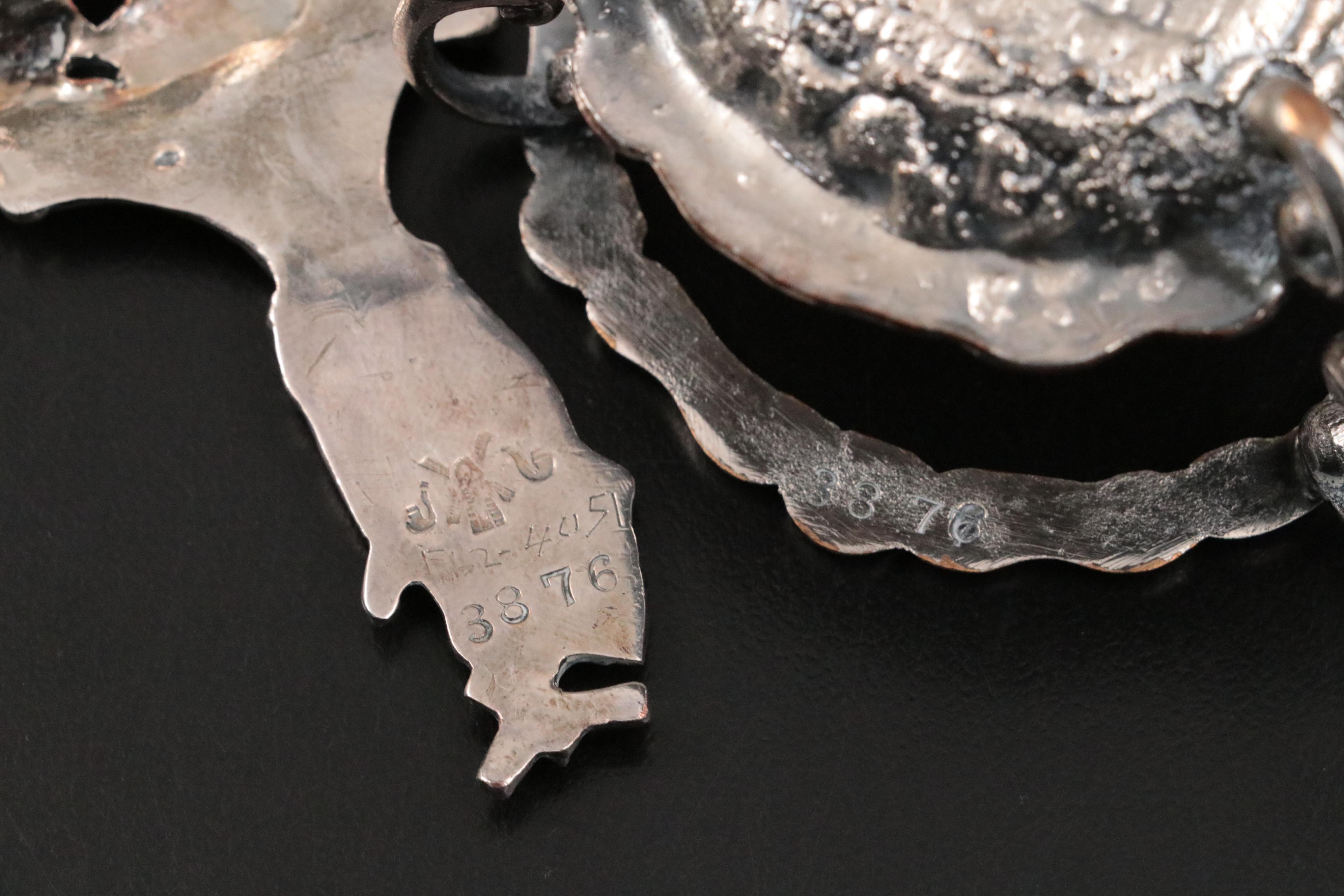 Barbour Silver Co. Silver Plate Tea Cady and Tea Strainer with More