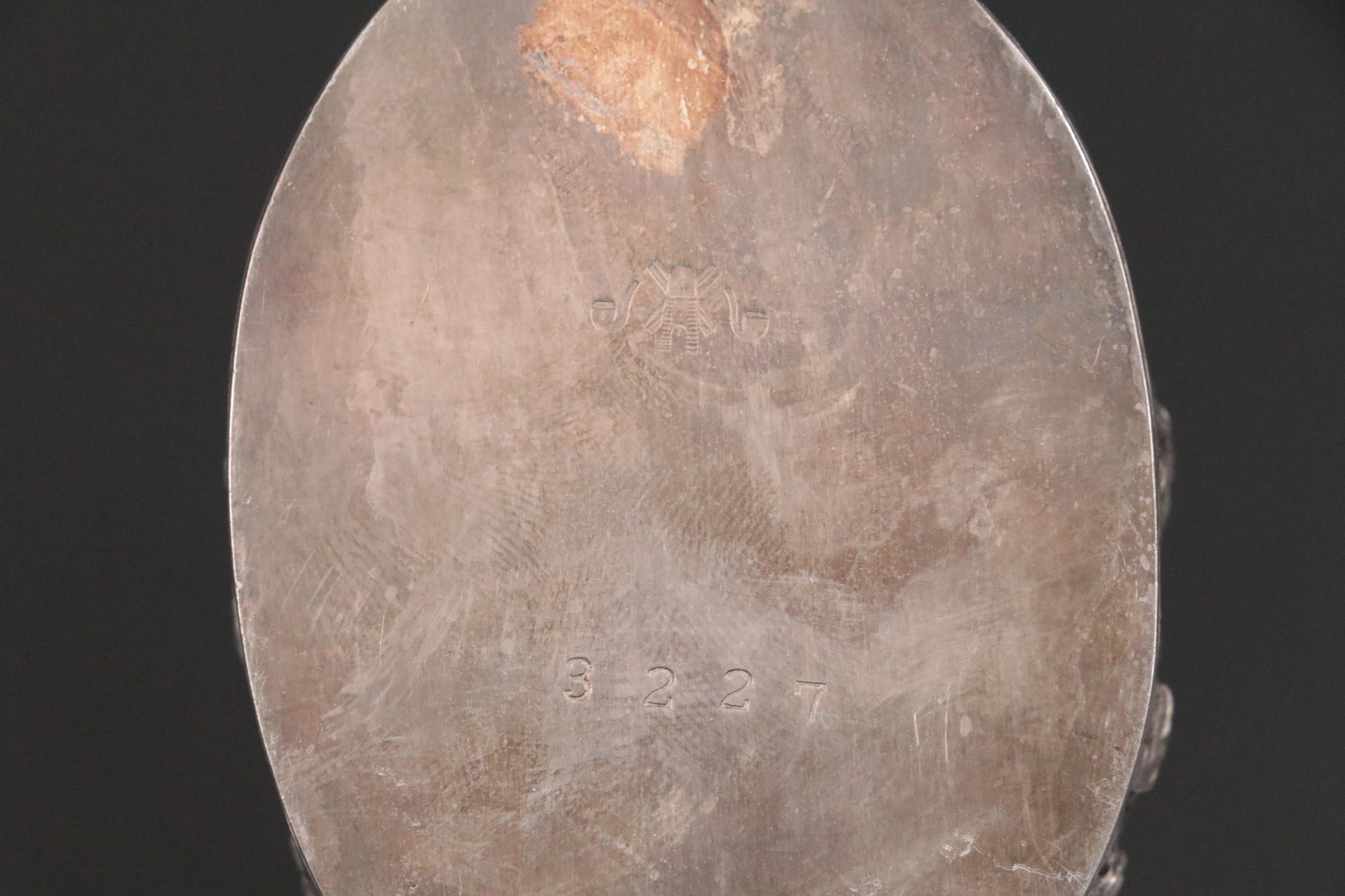 Barbour Silver Co. Silver Plate Tea Cady and Tea Strainer with More