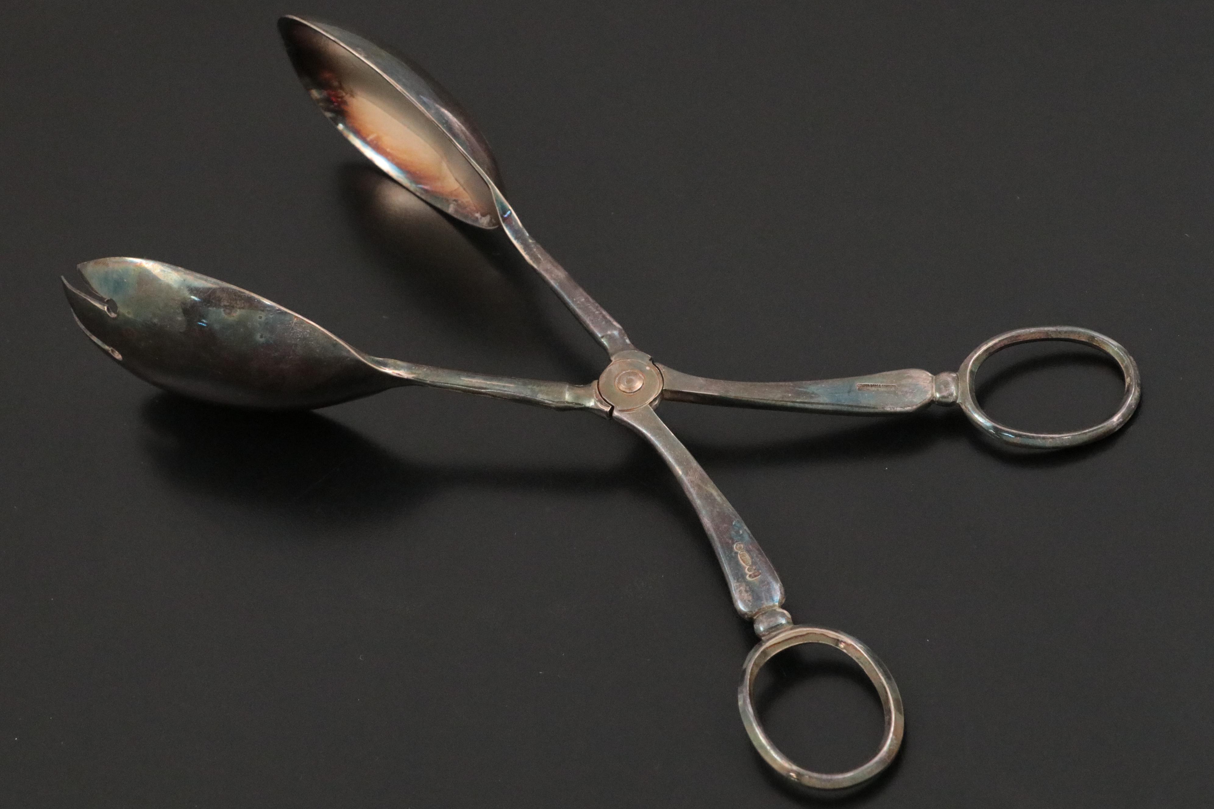 Barbour Silver Co. Silver Plate Tea Cady and Tea Strainer with More