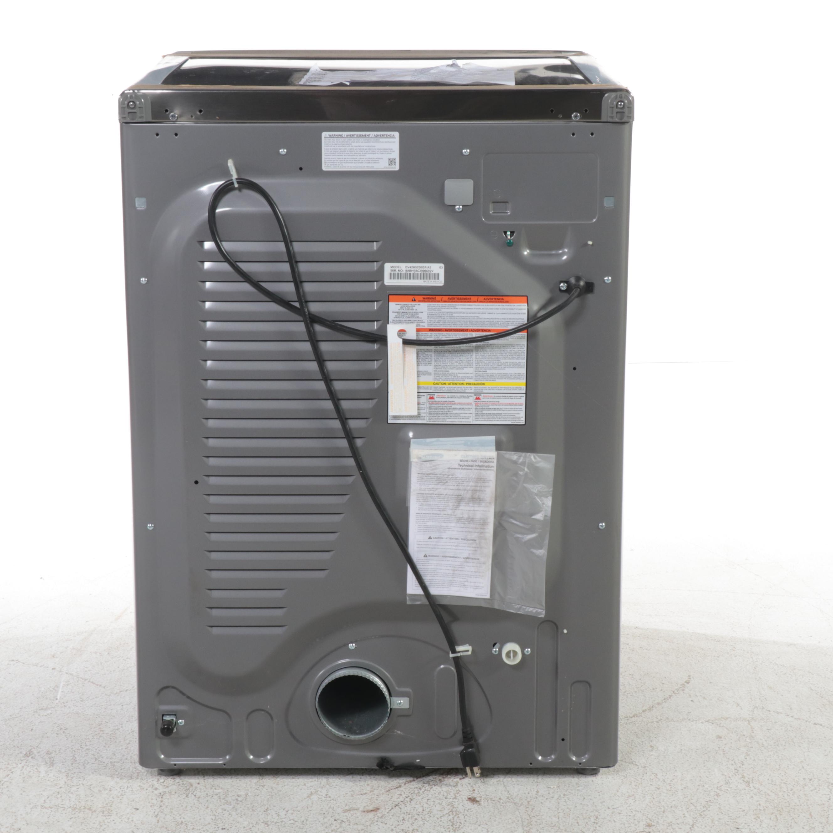 Samsung 7.5 Cu. Ft. Platinum Sensor Dry Gas Powered Dryer