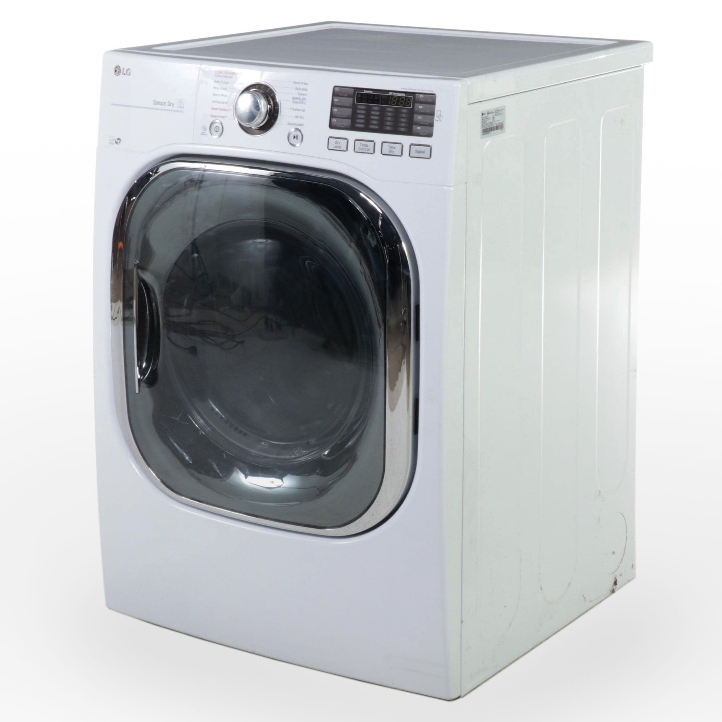 LG 7.4 Cu. Ft. White Sensor Dry Gas-Powered Dryer