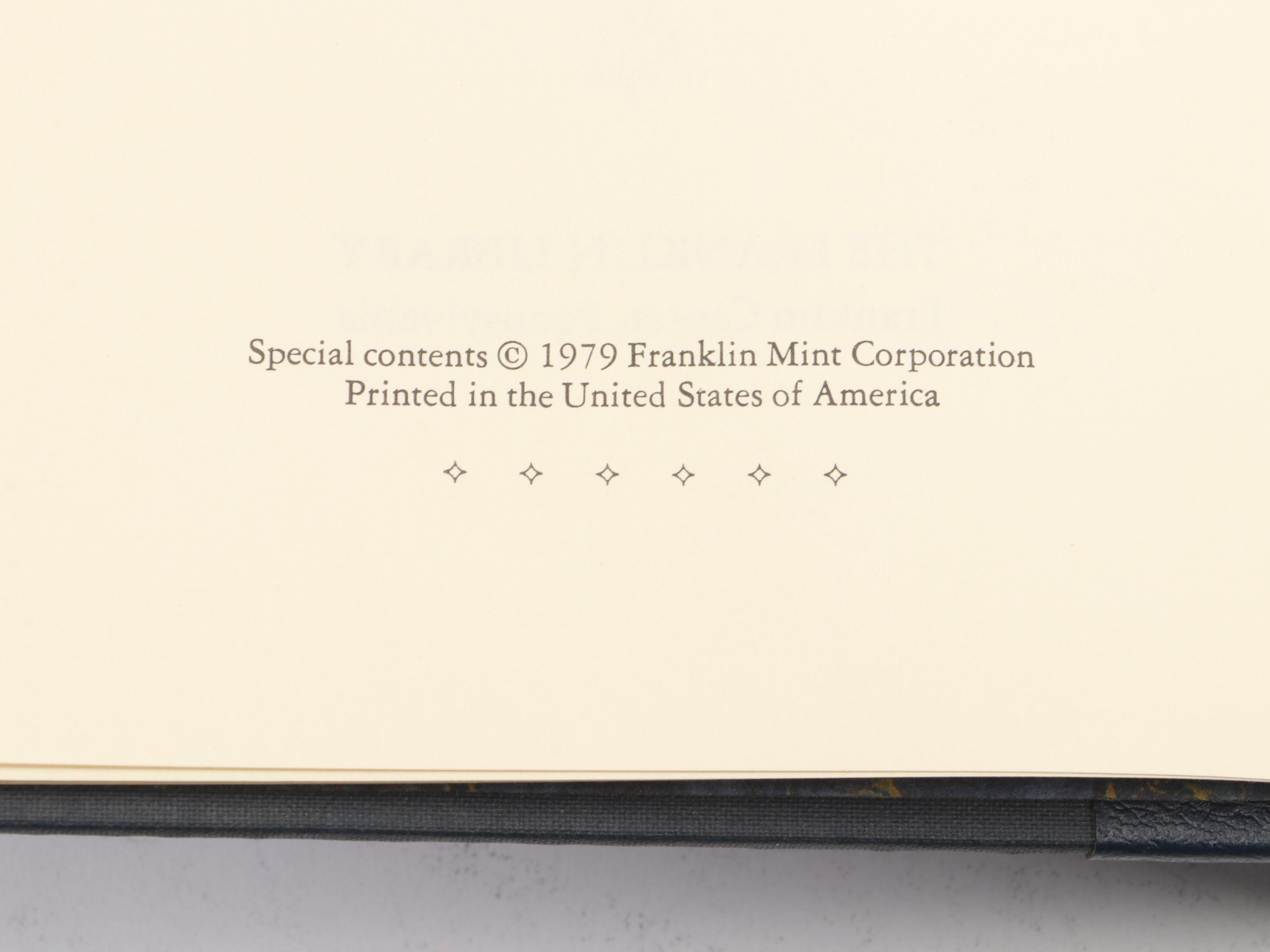 Franklin Mint Leather-Bound Classics Including Chaucer, Dickens, Austen and More