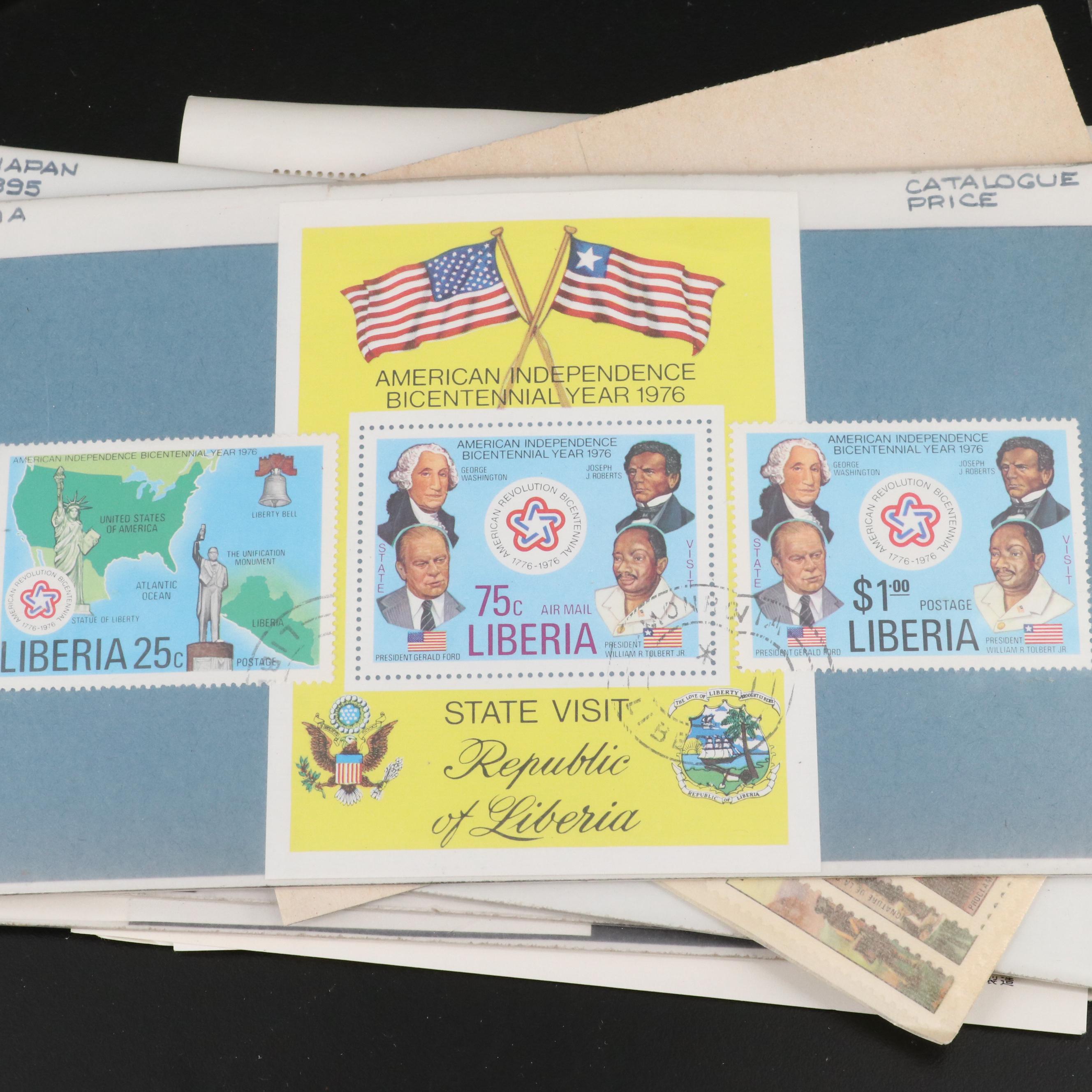 Eight Postage Stamp Collecting Kits and More