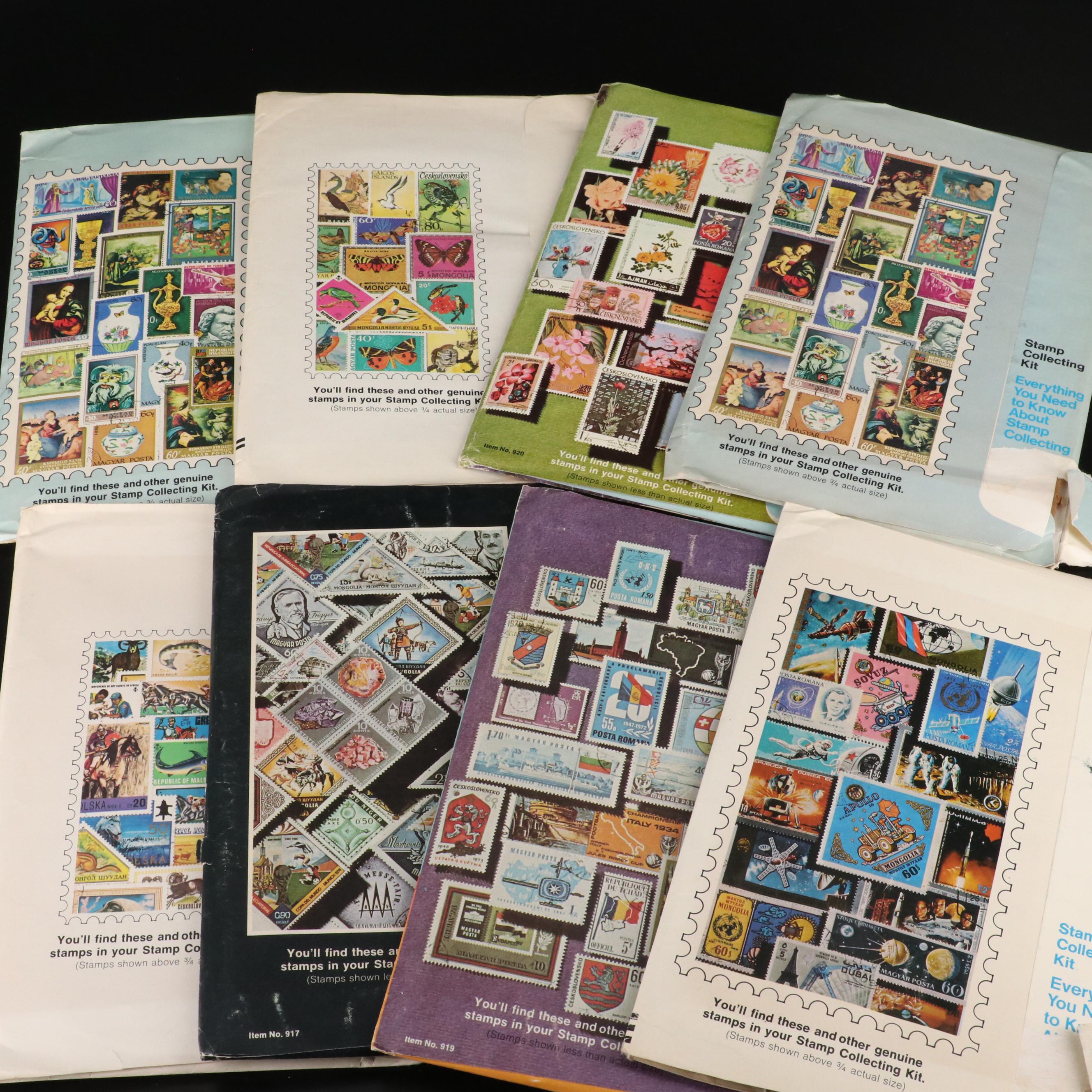 Eight Postage Stamp Collecting Kits and More EBTH