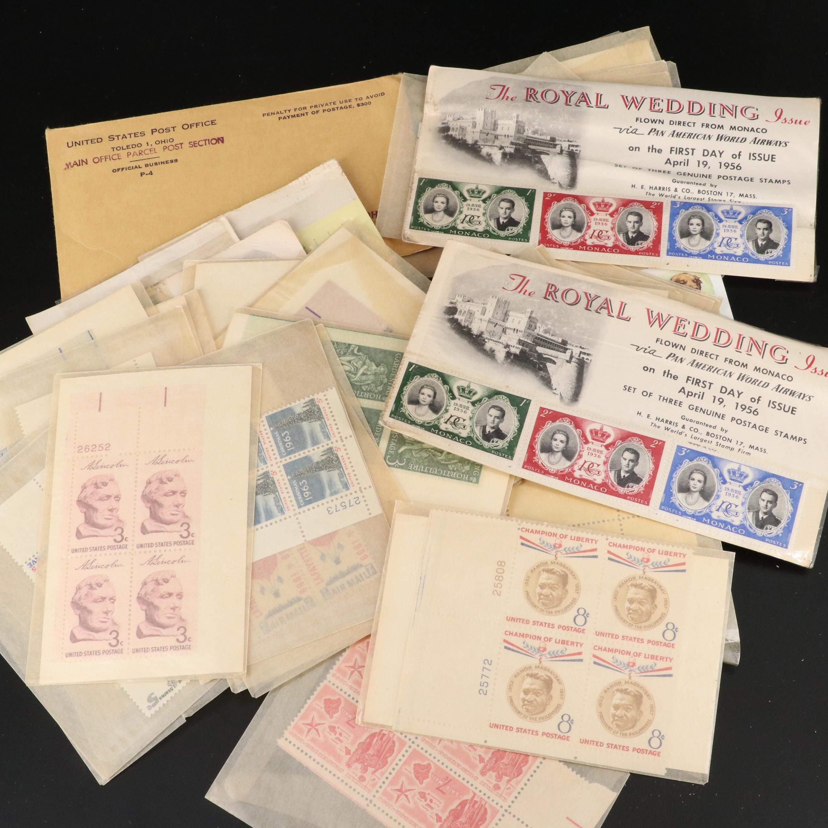Eight Postage Stamp Collecting Kits and More